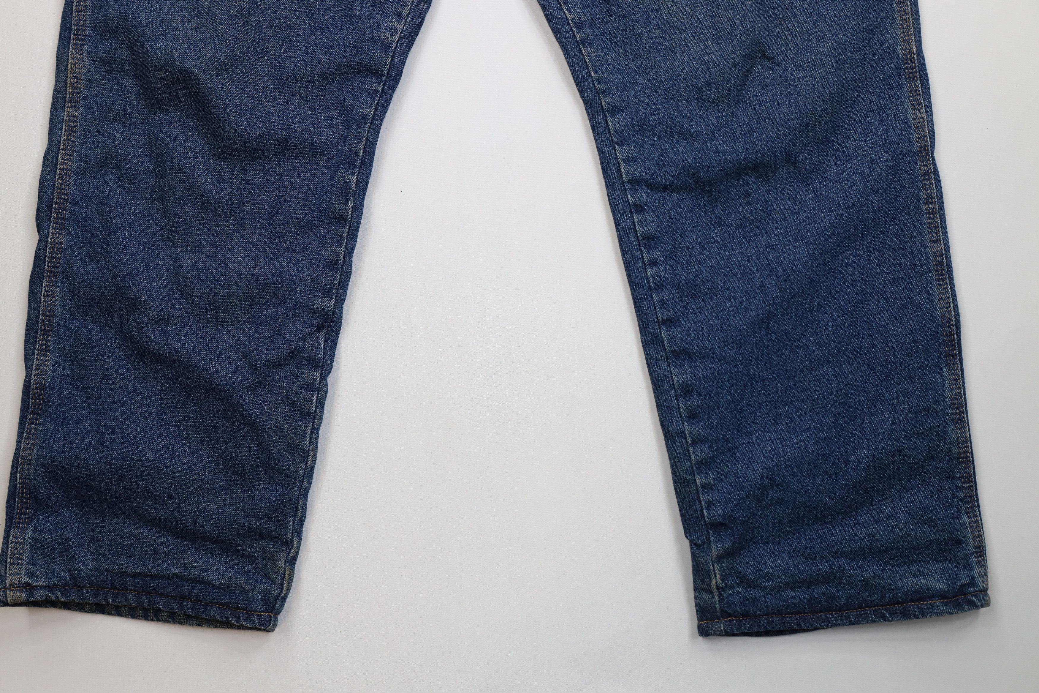 Wrangler Vintage Y2K Wrangler Fleece Lined Bootcut Denim Jeans Blue Size US 40 / EU 56 - 5 Thumbnail