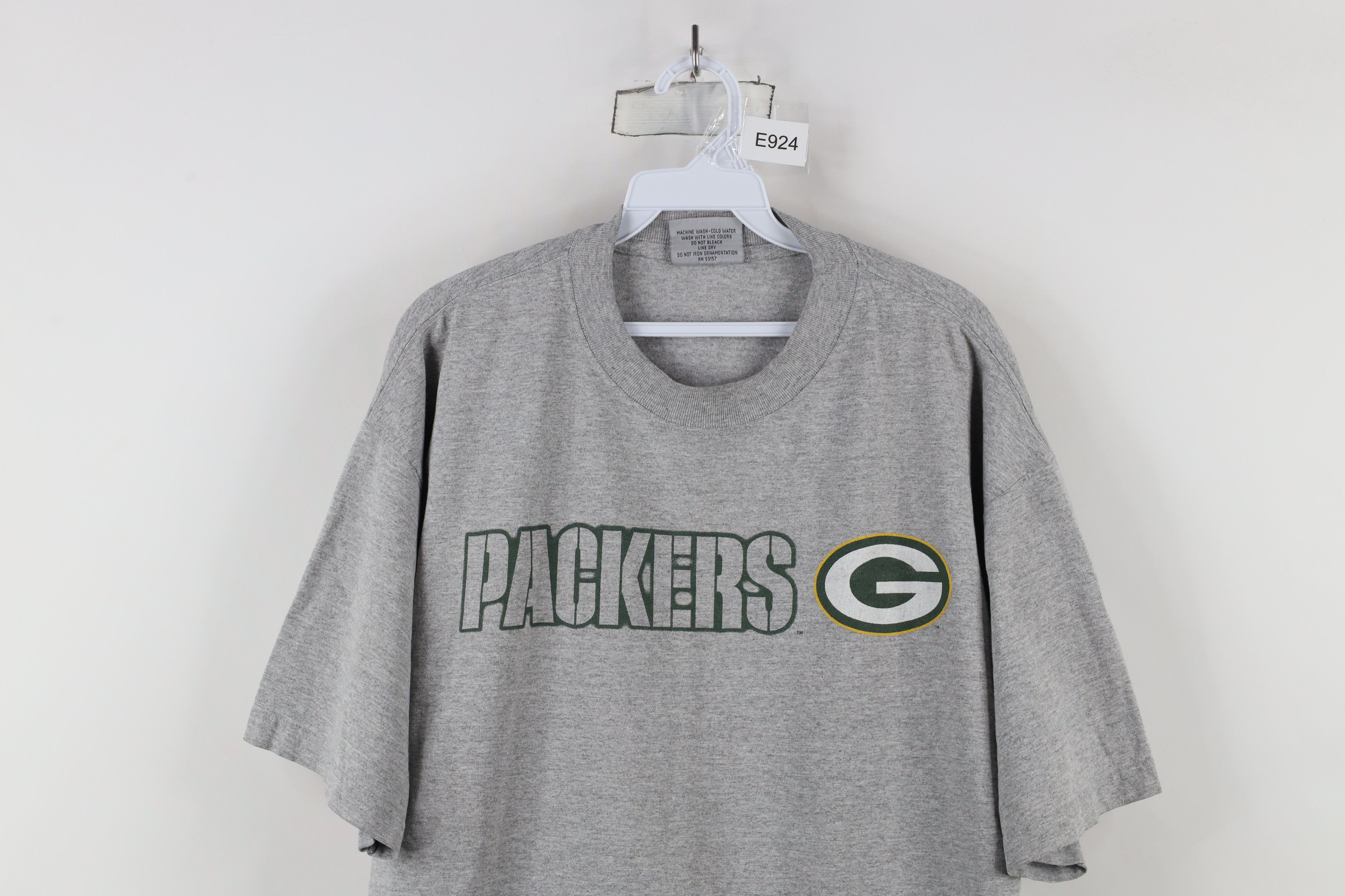 Majestic × Vintage Vintage 90s Majestic Green Bay Packers Football T-Shirt Size US L / EU 52-54 / 3 - 2 Thumbnail