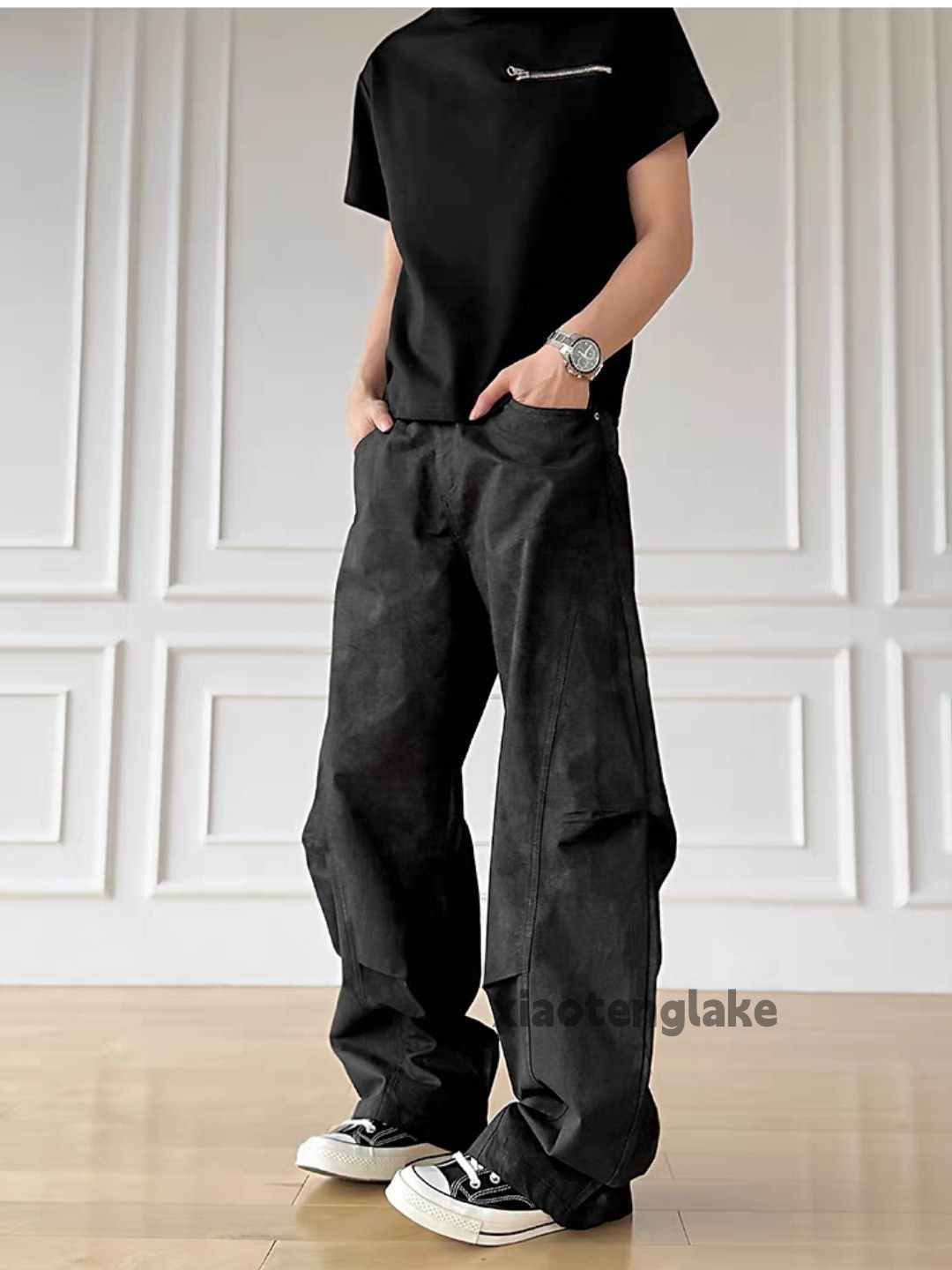 Vintage Washed faded loose baggy skate hiphop cargo pants Size US 32 / EU 48 - 6 Thumbnail