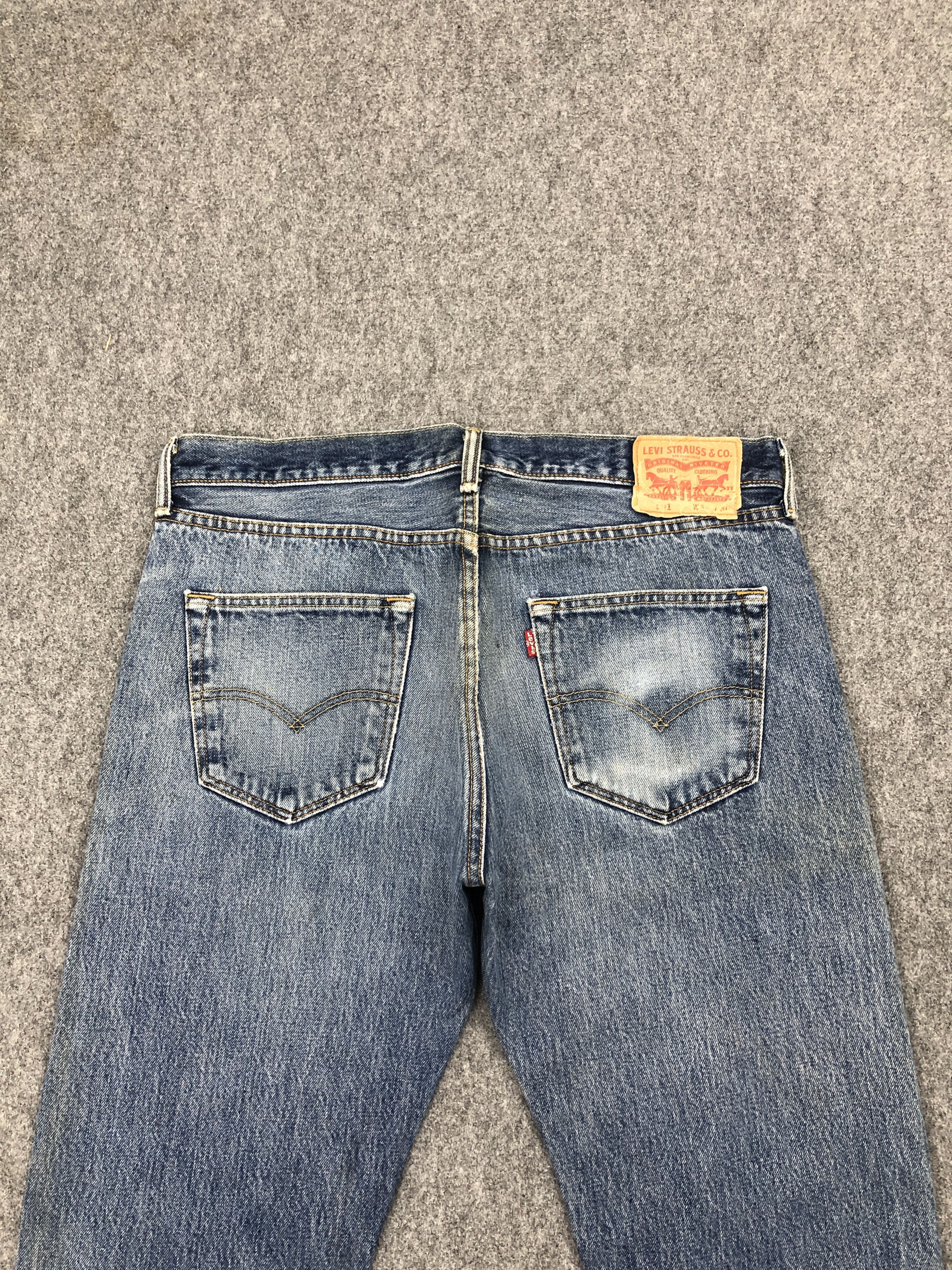 Levi's × Vintage Vintage Levis 501 Blue Denim Jeans Size US 34 / EU 50 - 4 Thumbnail