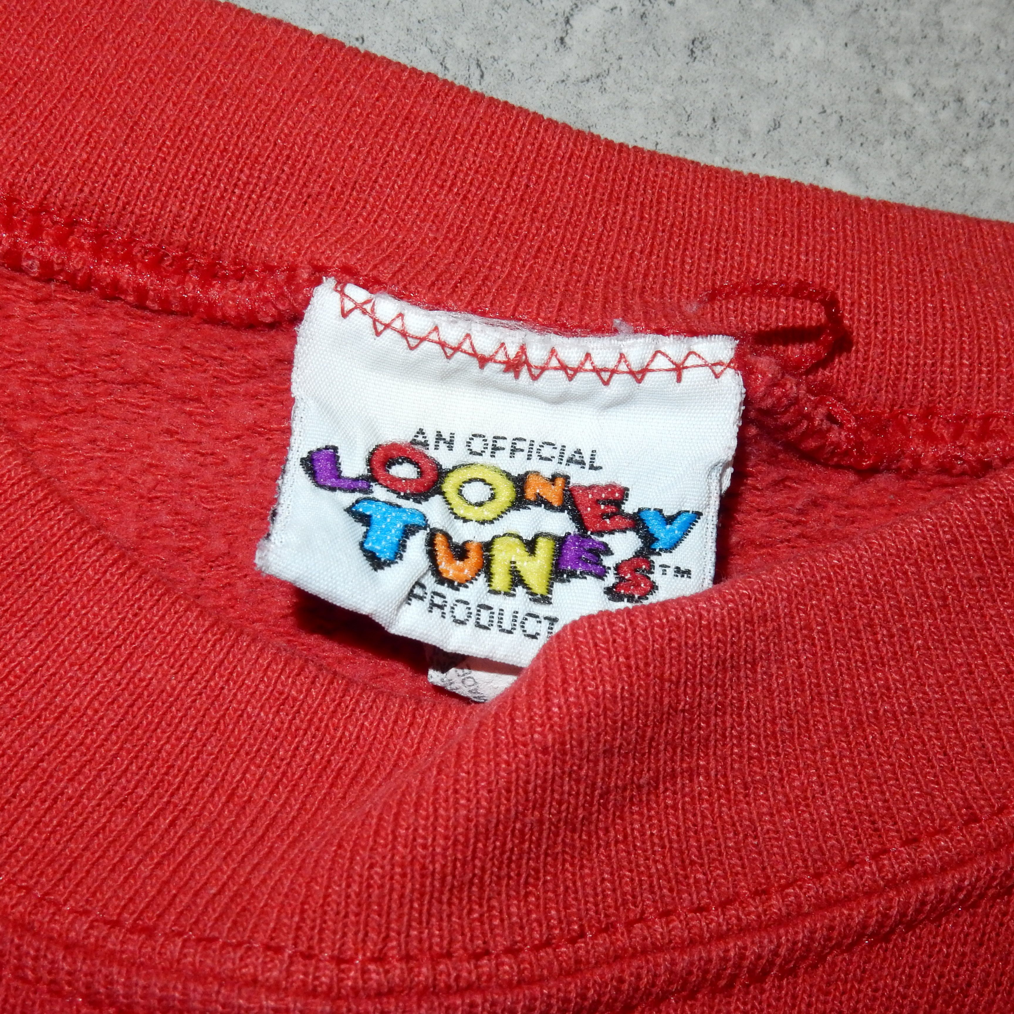 Disney × Jerzees × Vintage Looney tunes vintage red 90's sweatshirt - L Size US L / EU 52-54 / 3 - 4 Thumbnail