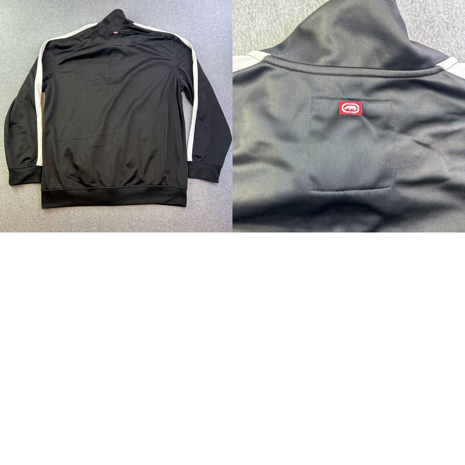 Ecko Unltd. Ecko Unltd Jacket Mens XL Black Red Full Zip Long Sleeve Casual Y2K Adult Size US XL / EU 56 / 4 - 9 Thumbnail