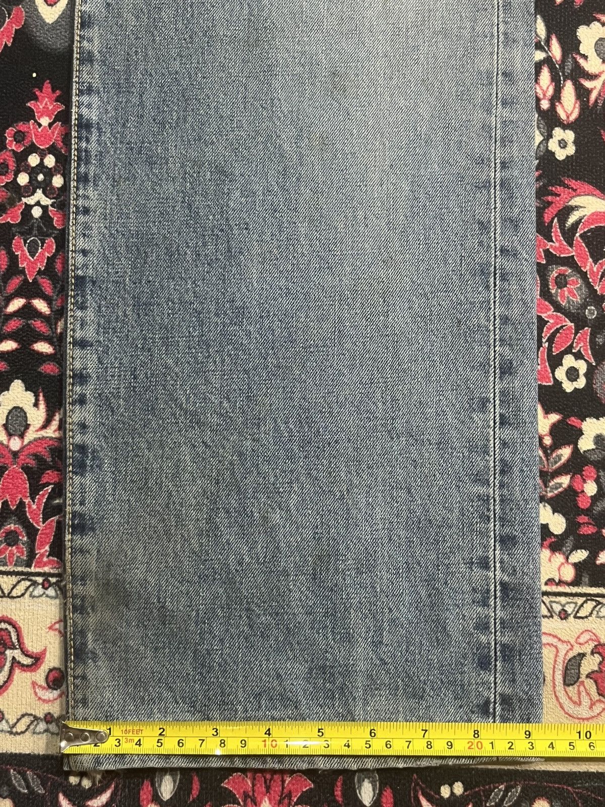 Kapital Vintage Edwin 505 Blue Wash Paint Splatter Rip Selvedge Jean Size US 30 / EU 46 - 18 Thumbnail