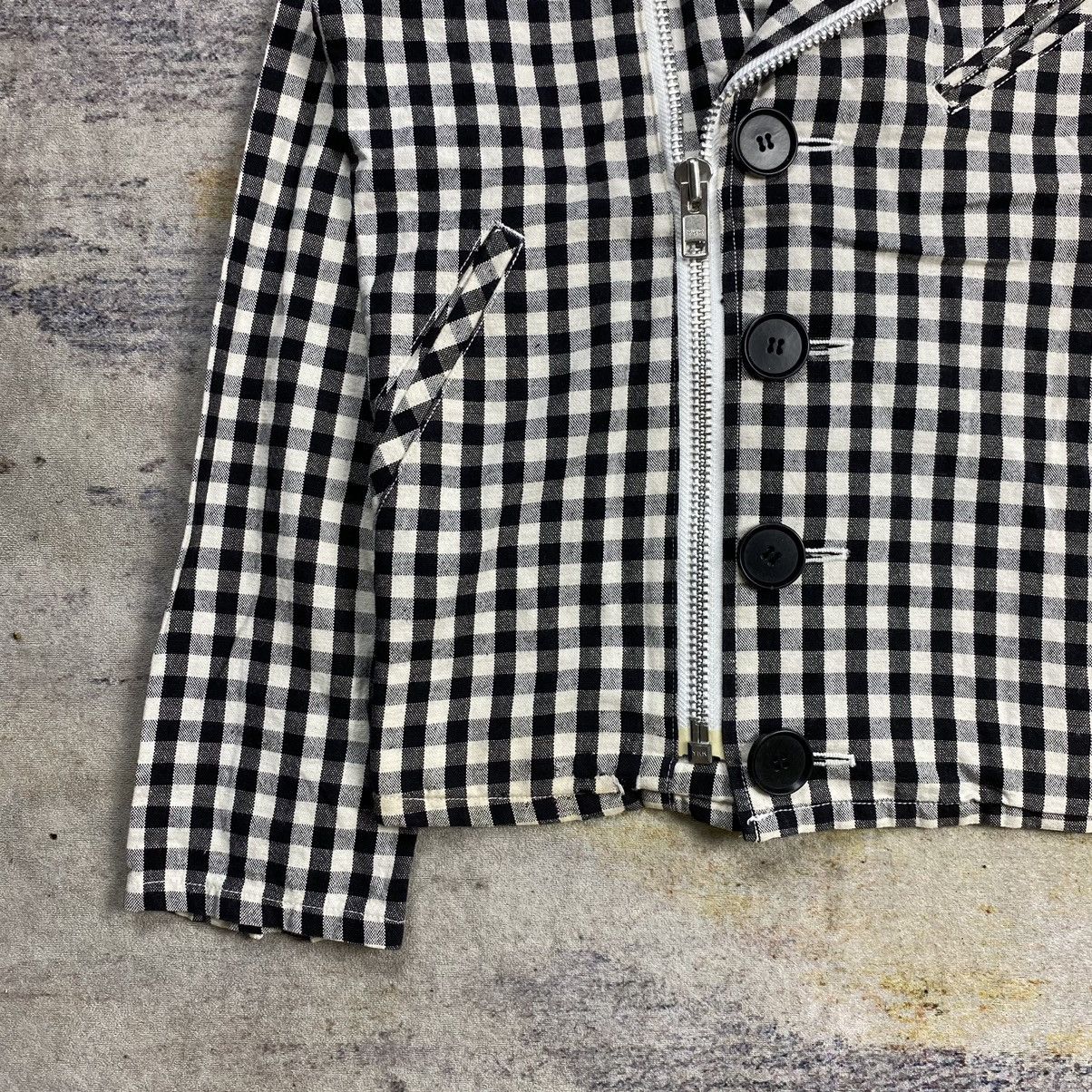 Japanese Brand Milk boy plaid biker jacket Size US S / EU 44-46 / 1 - 4 Thumbnail