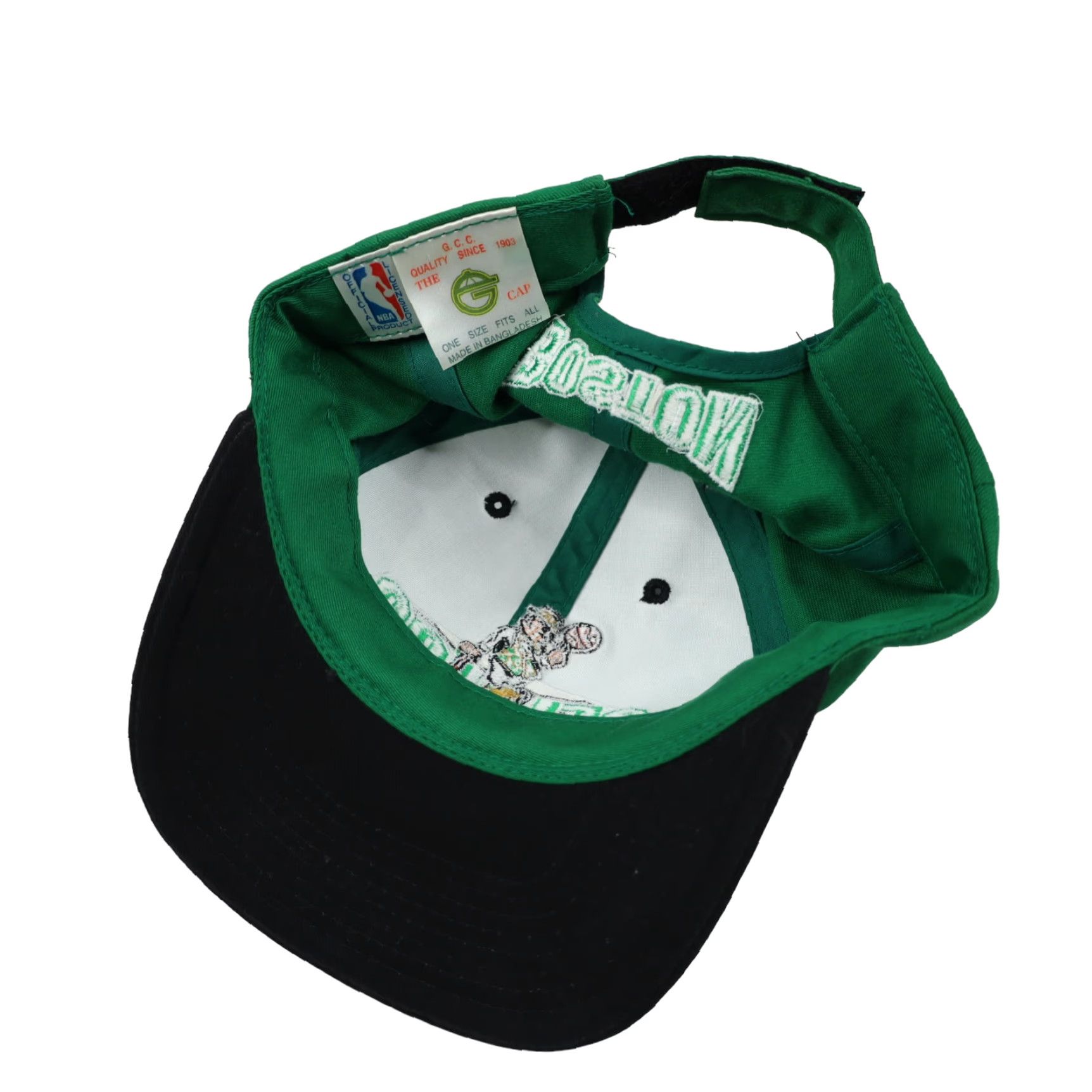 Vintage VINTAGE Boston Celtic Spellout Hat Cap Green Baseball Cap Men OS One Size Style Baseball Cap Green Mens Celtics Spellout Hat Size ONE SIZE - 6 Thumbnail