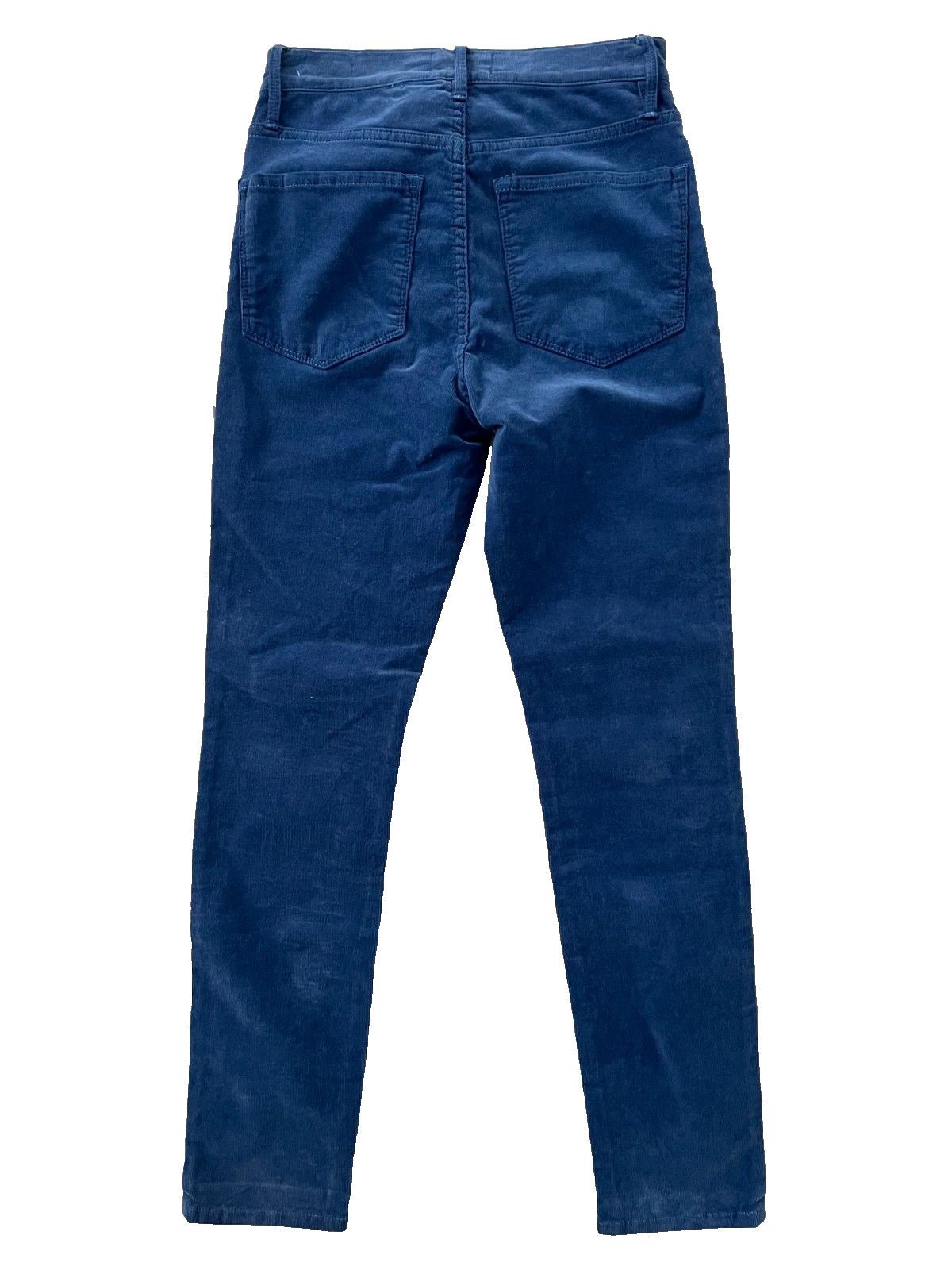 Frame Frame Ali High Rise Slim Corduroy Pants Twilight Navy ( 27 ) Size 27" / US 4 / IT 40 - 6 Thumbnail