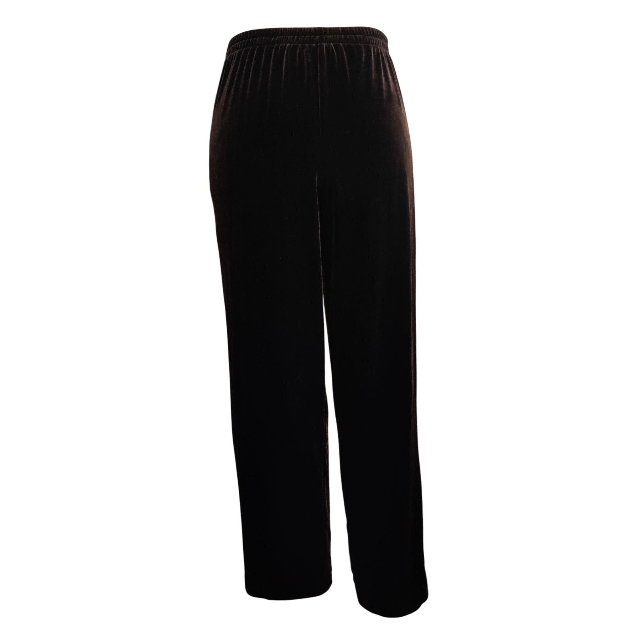 Other R&M Richards L Womens Pants Brown Velour Pull On Straight Le Size 30" / US 8 / IT 44 - 1 Thumbnail