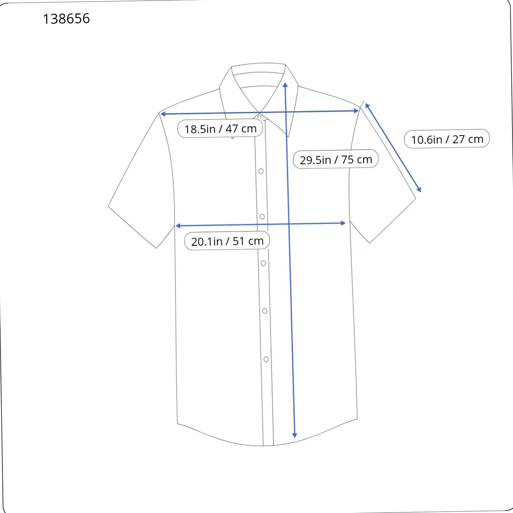 J.Lindeberg J.Lindeberg Faust Jersey Resort Shirt Men's LARGE Short Sleeve Thick Pocket Blue Button-Up Shirt Mens Size US L / EU 52-54 / 3 - 3 Thumbnail