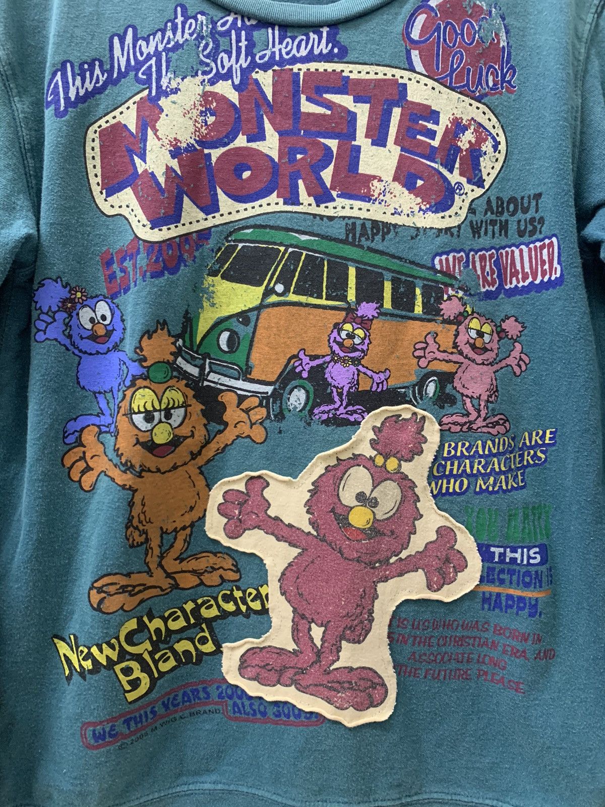 Cartoon Network VINTAGE Y2K 2005 MONSTER WORLD VERY RARE TEE Size US S / EU 44-46 / 1 - 2 Thumbnail