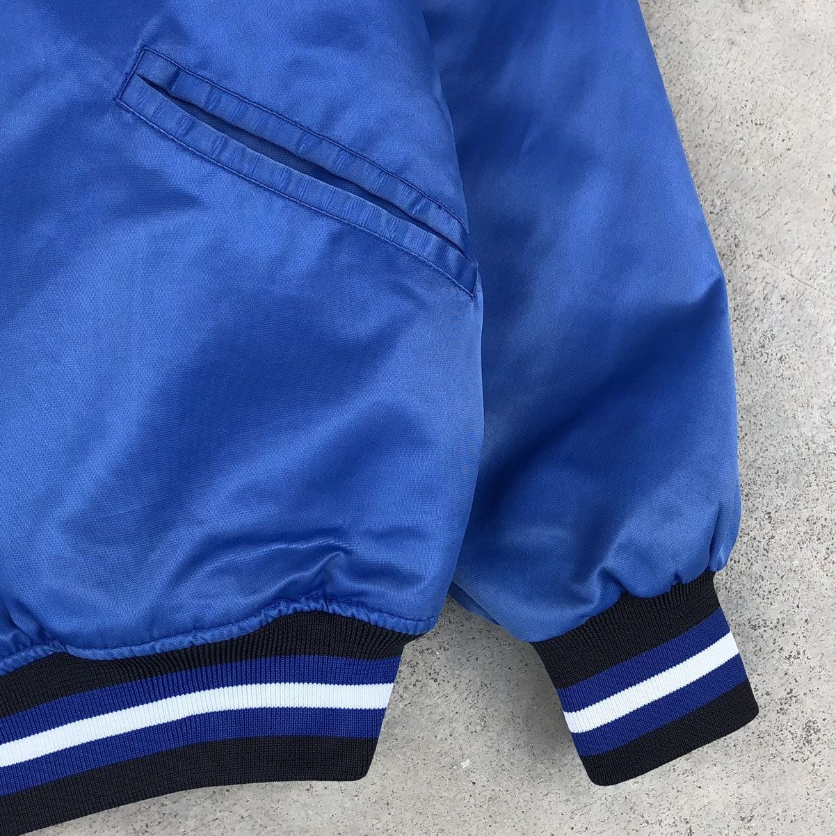 Vintage Vintage 80s 90s Mr.Moval Satin Varsity Jacket Size US L / EU 52-54 / 3 - 6 Thumbnail