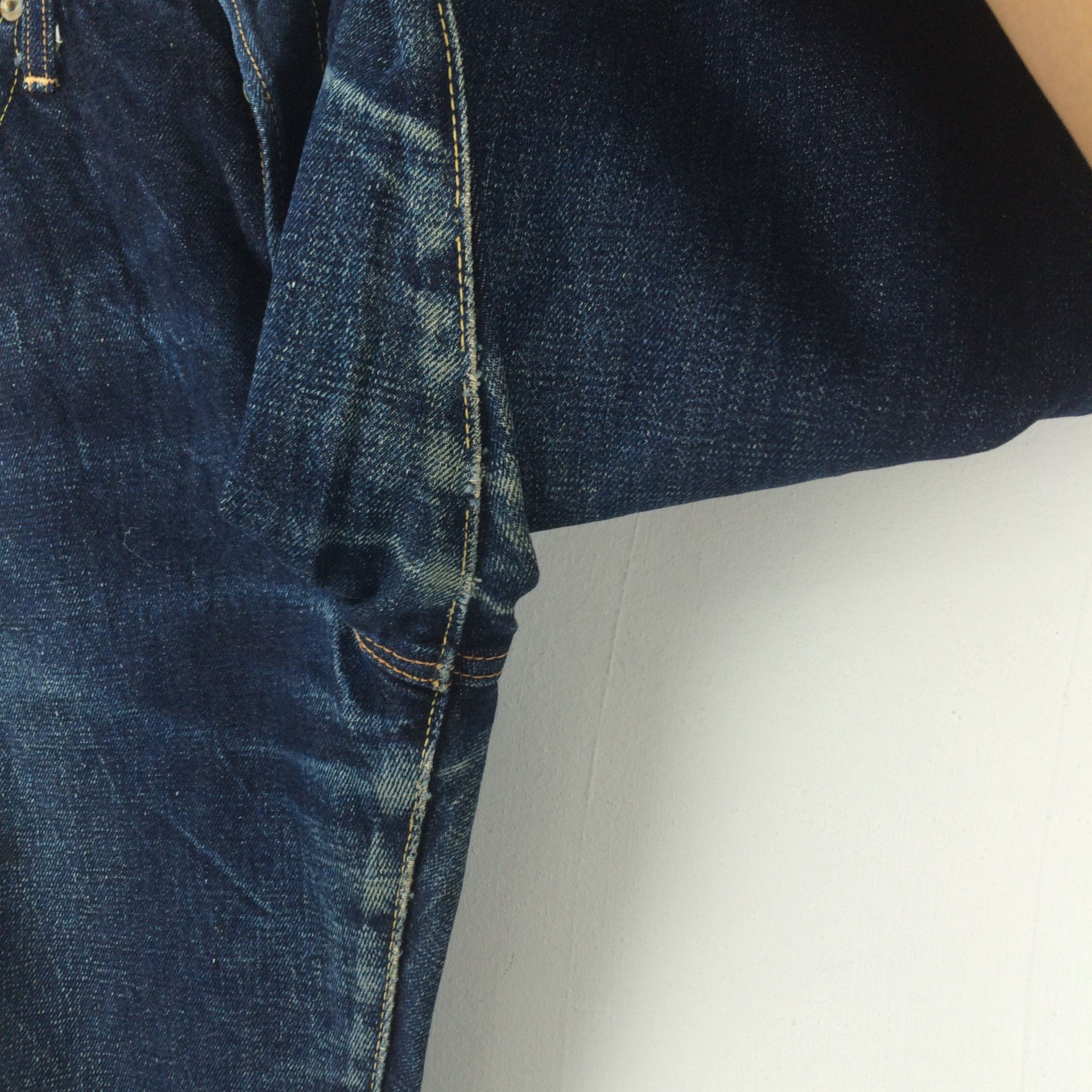 Japanese Brand x173 G.&I.P CUSTOM MADE JAPANESE JEANS SELVEDGE DISTRESSED Size US 31 - 8 Thumbnail