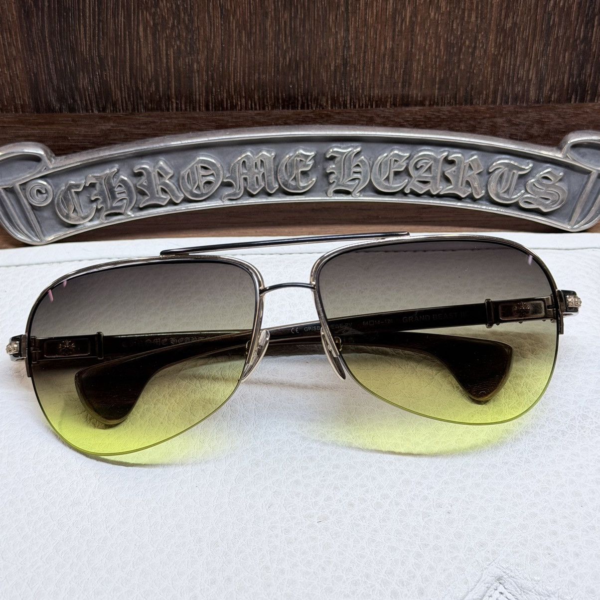 Chrome Hearts Chrome Hearts Grand Beast III Sunglasses Size ONE SIZE - 1 Thumbnail