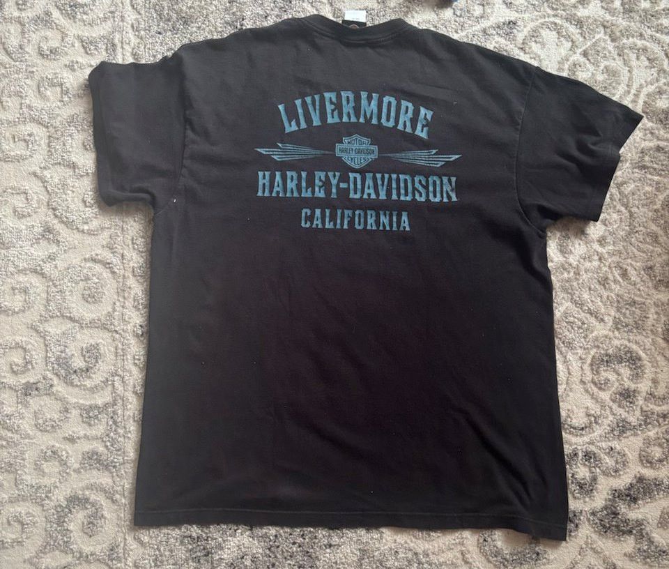 Harley Davidson Harley Davidson Motor Cycles XL Black T Shirt Made in USA Size US XL / EU 56 / 4 - 9 Thumbnail