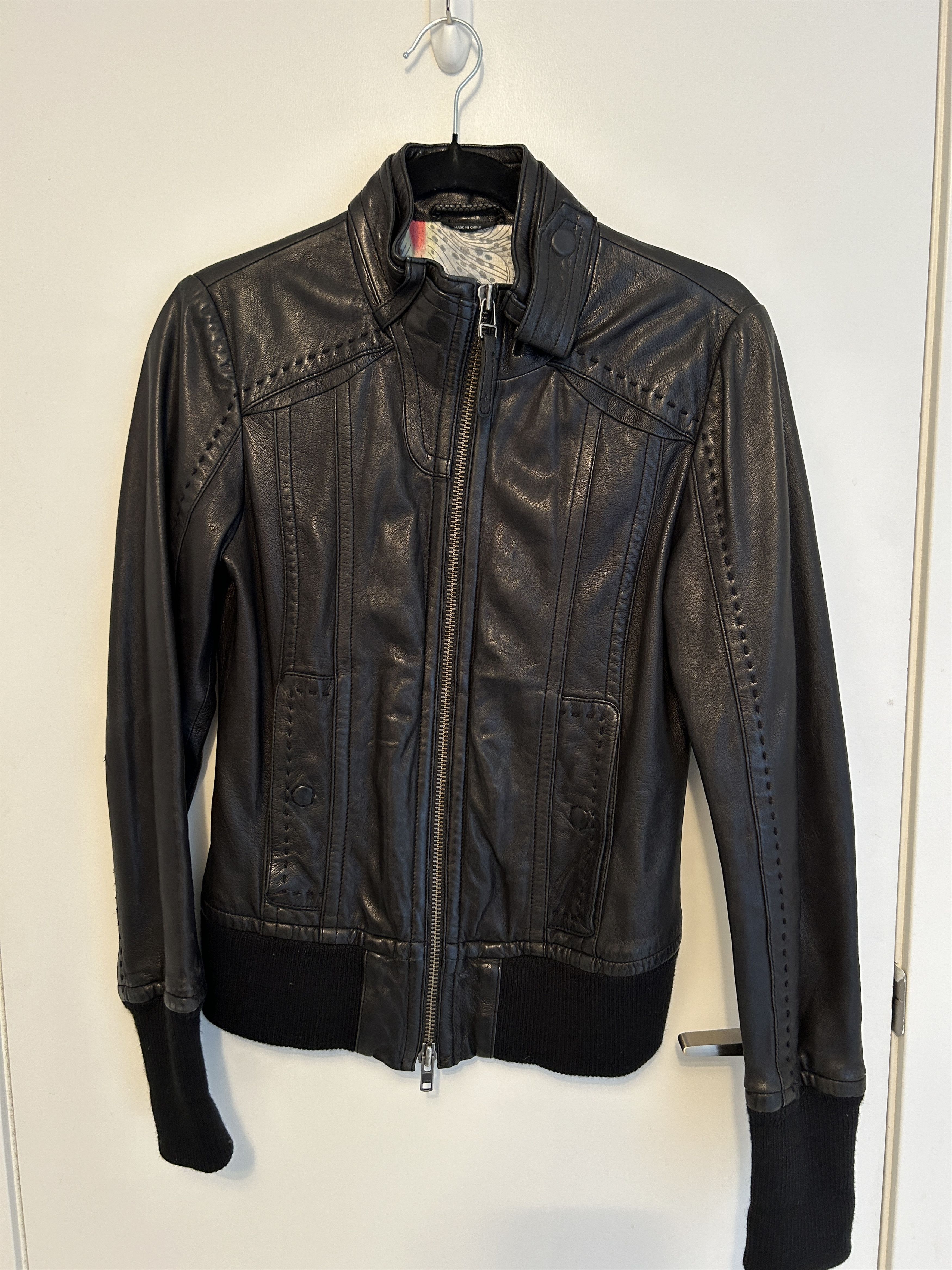 Fitted Leather Jacket