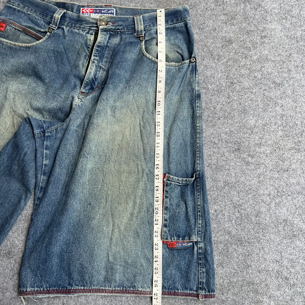 JNCO Vintage Crazy Kikwear Rave Baggy Jnco Style Shorts Size US 36 / EU 52 - 11 Thumbnail
