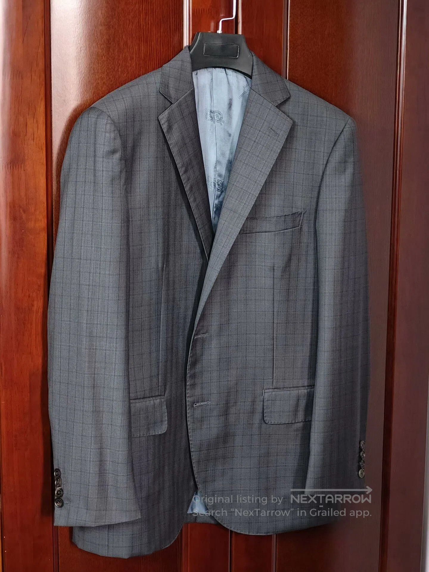 Ermenegildo Zegna Custom Gray Wool and Linen Suit. Size US M / EU 48-50 / 2 - 1 Thumbnail