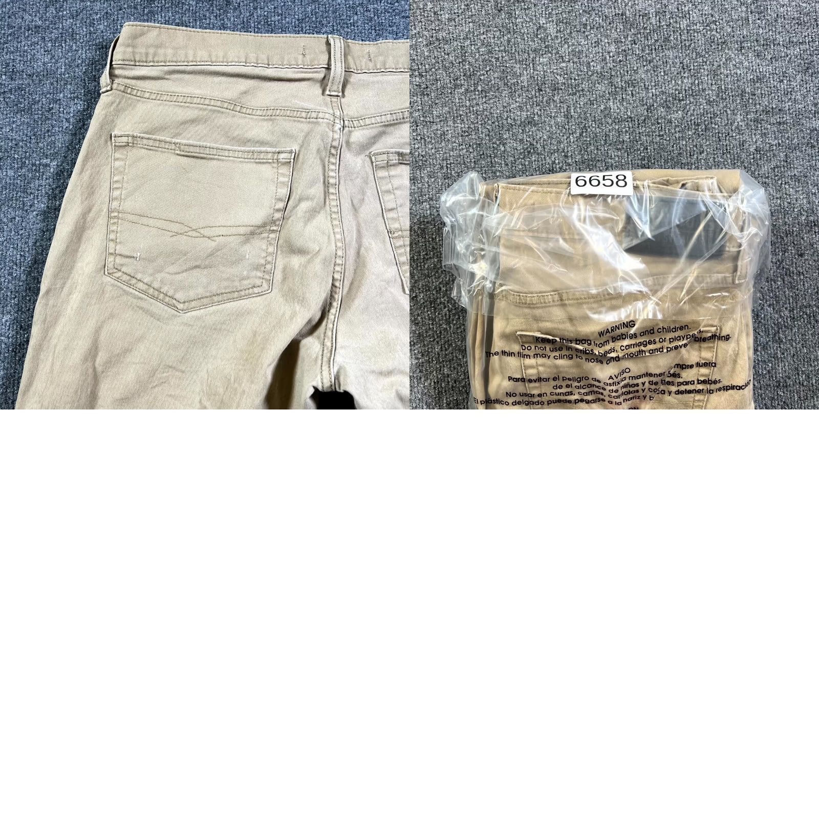 Levi's Levi's Signature Athletic Hybrid Chino Pants Mens 32x34 Beige Size US 32 / EU 48 - 10 Thumbnail