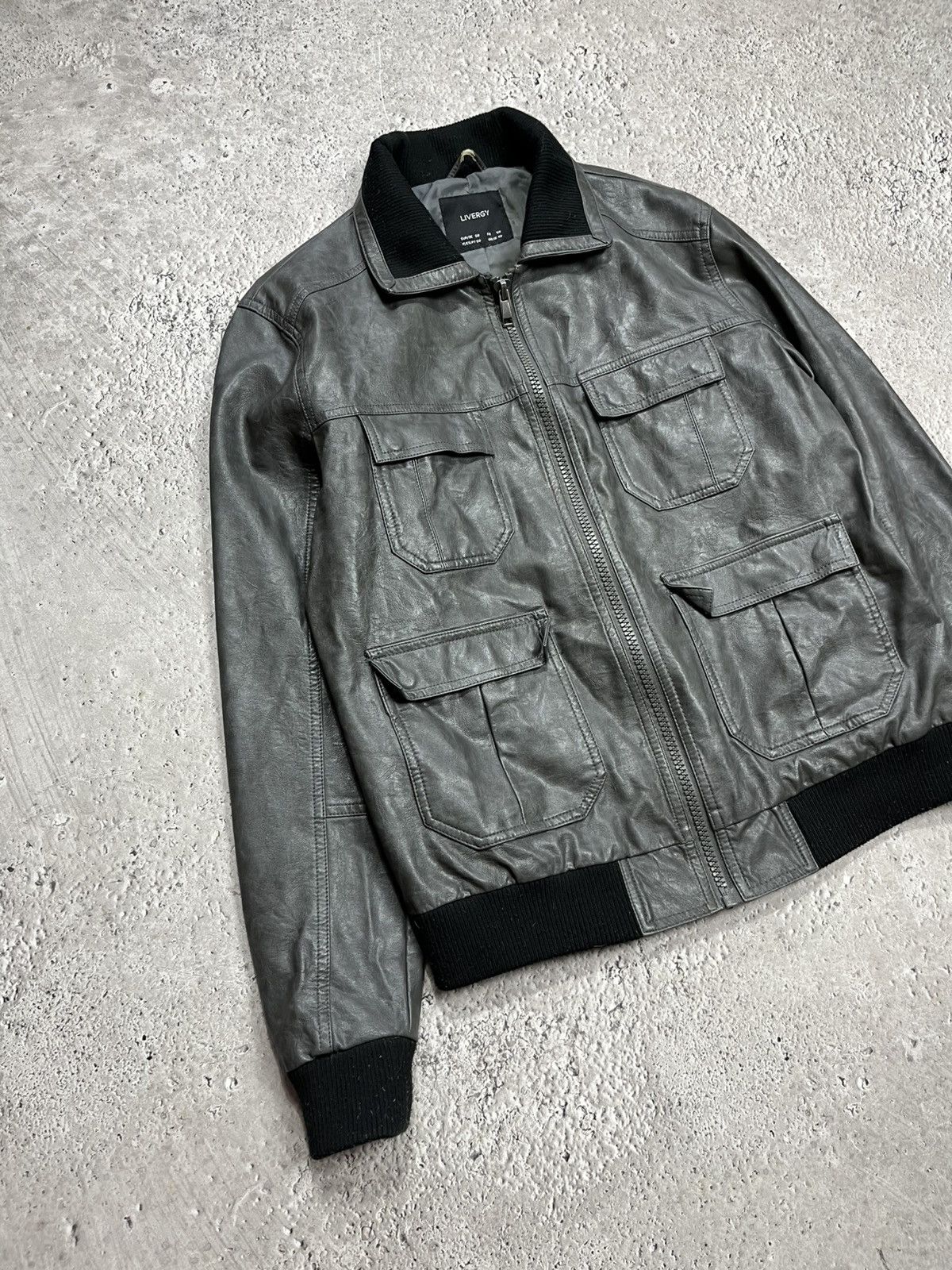 Other Livergy Faux Leather Bomber Jacket Mens Size 50 Black Flight Size US M / EU 48-50 / 2 - 6 Thumbnail