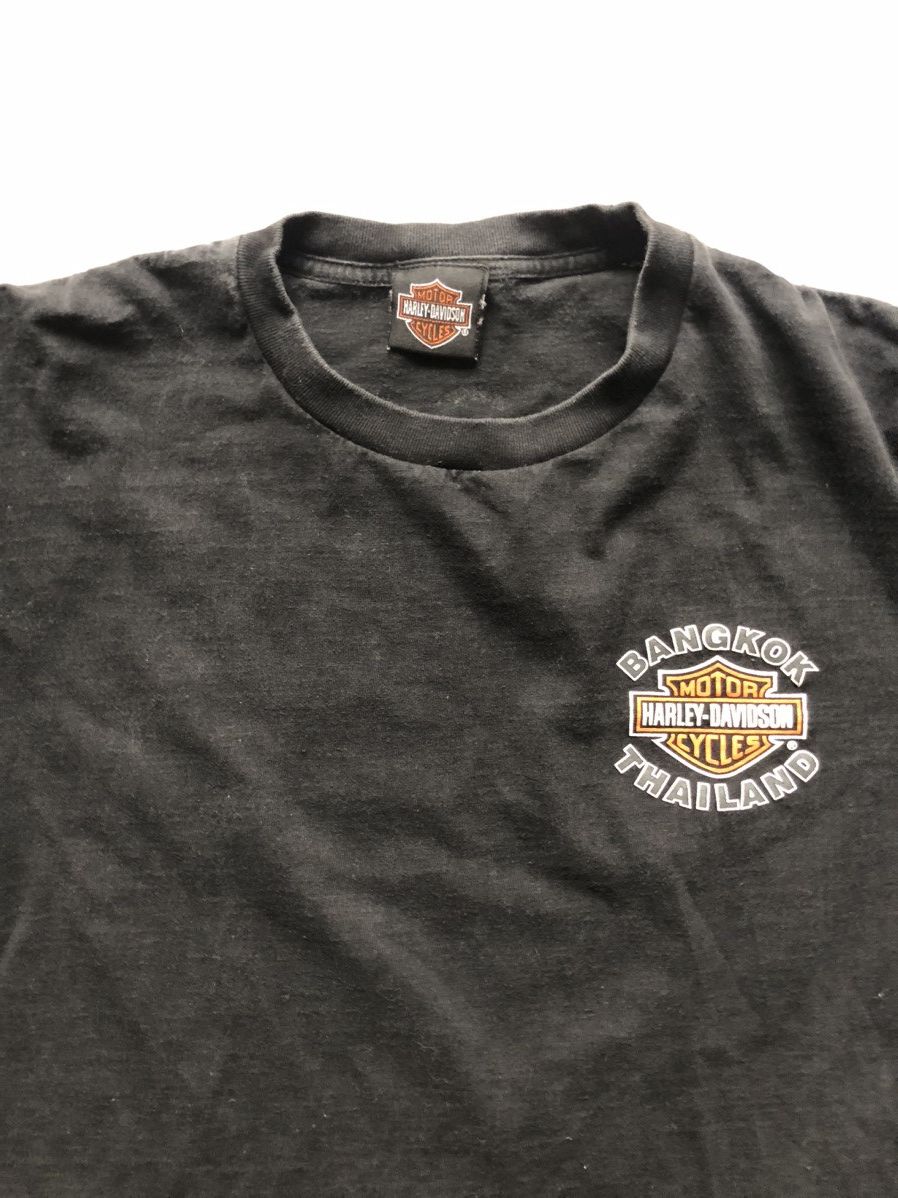 Harley Davidson Rare Vintage Harley Davidson Bangkok thailand tee Size US L / EU 52-54 / 3 - 3 Thumbnail