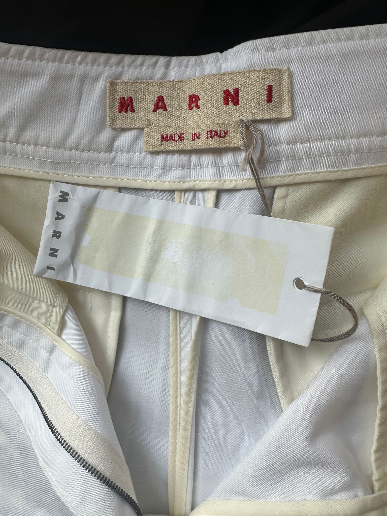 Marni Marni White Trousers Size US 30 / EU 46 - 3 Thumbnail