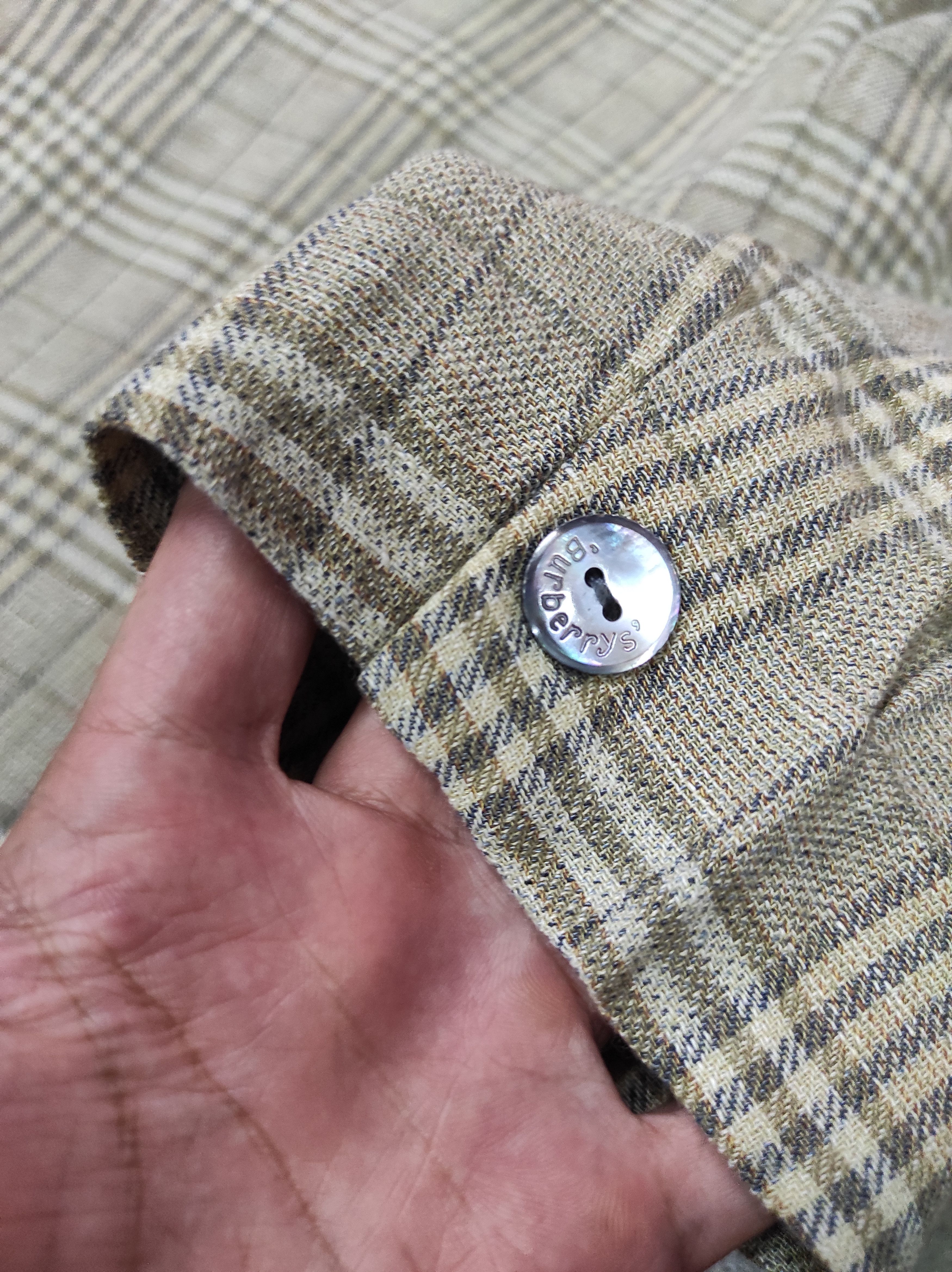 Burberry × Vintage BURBERRY ROYAN VINTAGE PLAID BLAZER JACKET Size L / US 10 / IT 46 - 6 Thumbnail