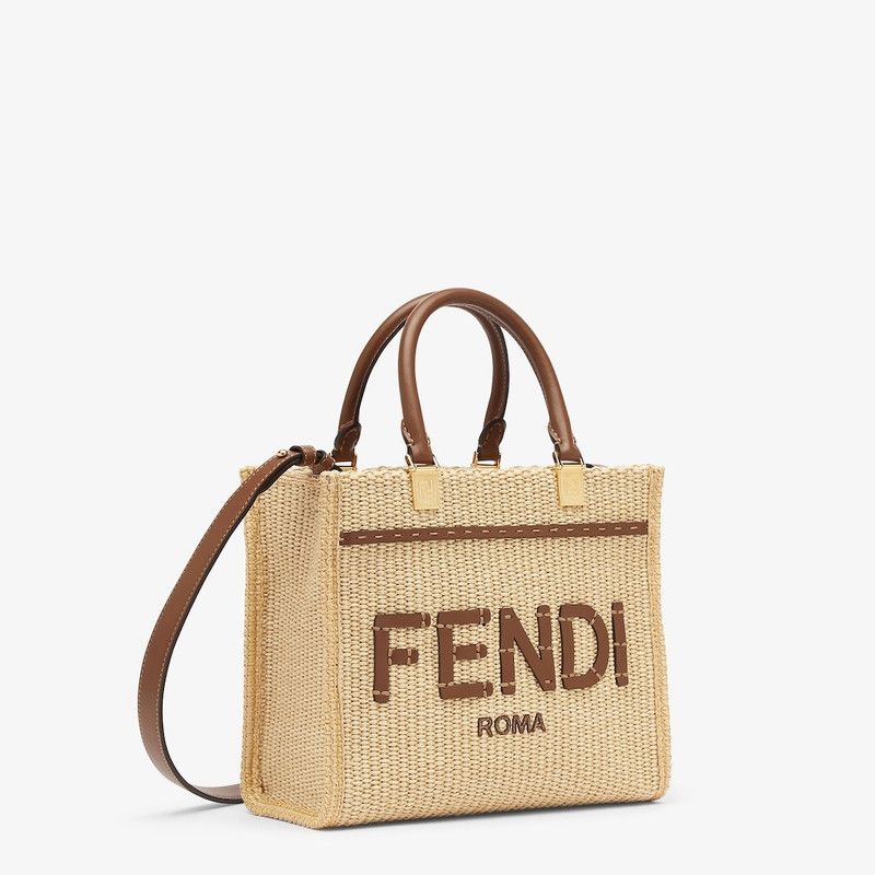 Fendi o1s1wg110426 Size: OS / Sunshine Small Tote Bag in Beige Size ONE SIZE - 2 Thumbnail