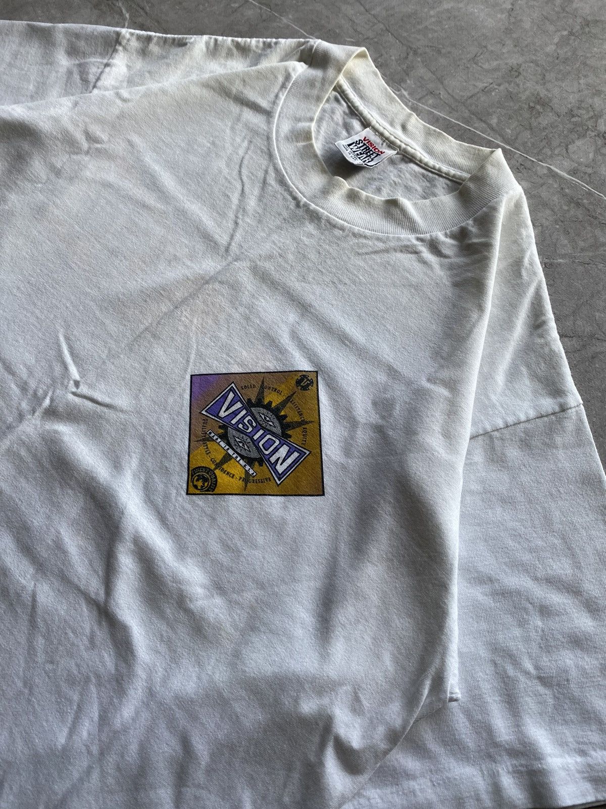 Vision Streetwear 🇺🇸Vintage 1990 Vision Streetwear T-Shirt Made in USA Big Logo Size US XL / EU 56 / 4 - 14 Thumbnail