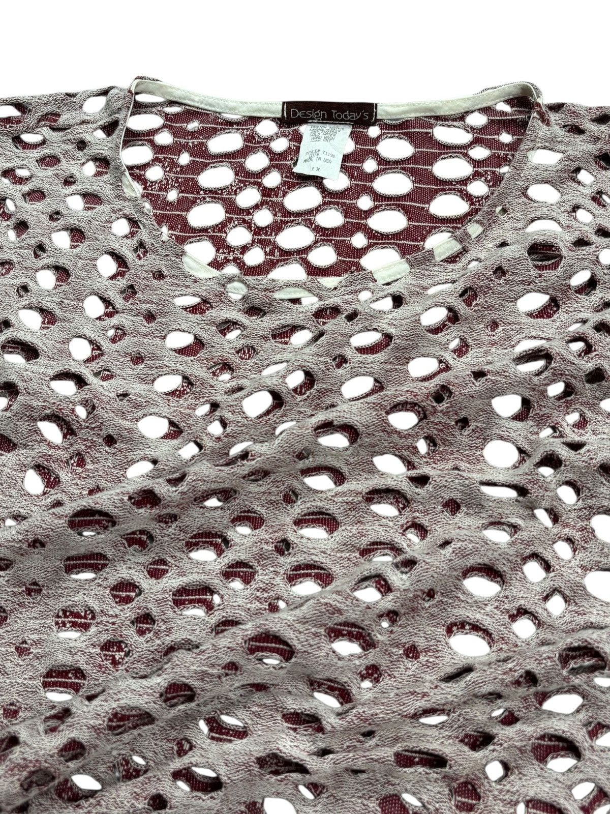 Hysteric Glamour 2000s Design's Today - Apocalypse Style Open Knitted Top Size US M / EU 48-50 / 2 - 5 Thumbnail