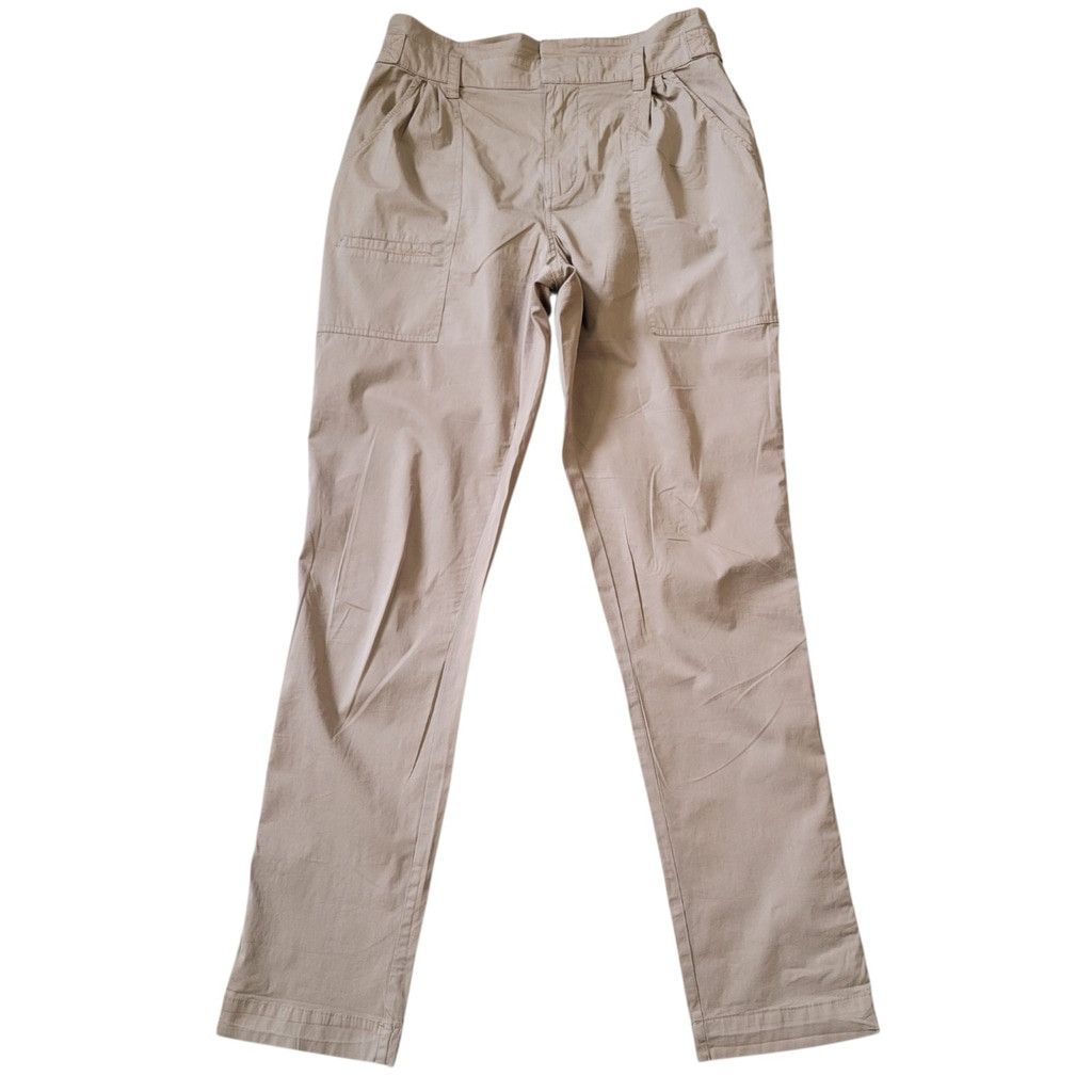 Frame Frame Women's Pants Tan Size 4 Casual Pleat Pant High Rise Size 27" / US 4 / IT 40 - 2 Thumbnail