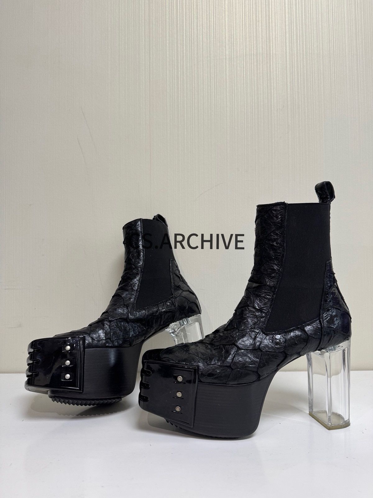 Rick Owens Rick owens Pirarucu Kiss boots Size US 11 / EU 44 - 5 Thumbnail