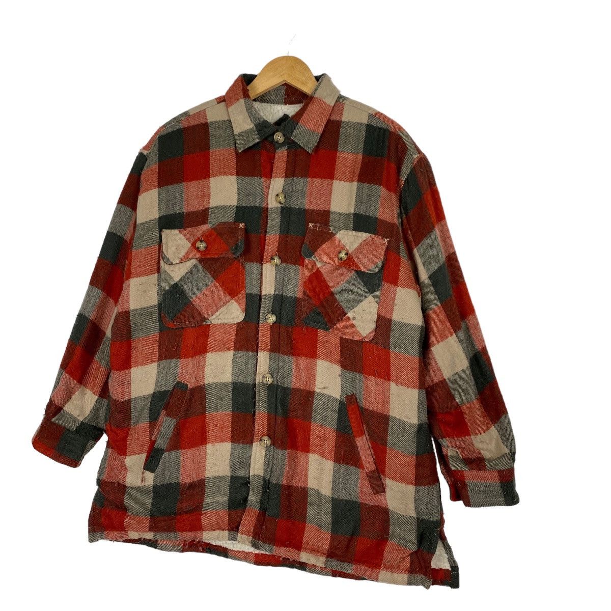 Japanese Brand Vintage Uniqlo Nova Check Sherpa Lining Jacket Size US L / EU 52-54 / 3 - 2 Thumbnail