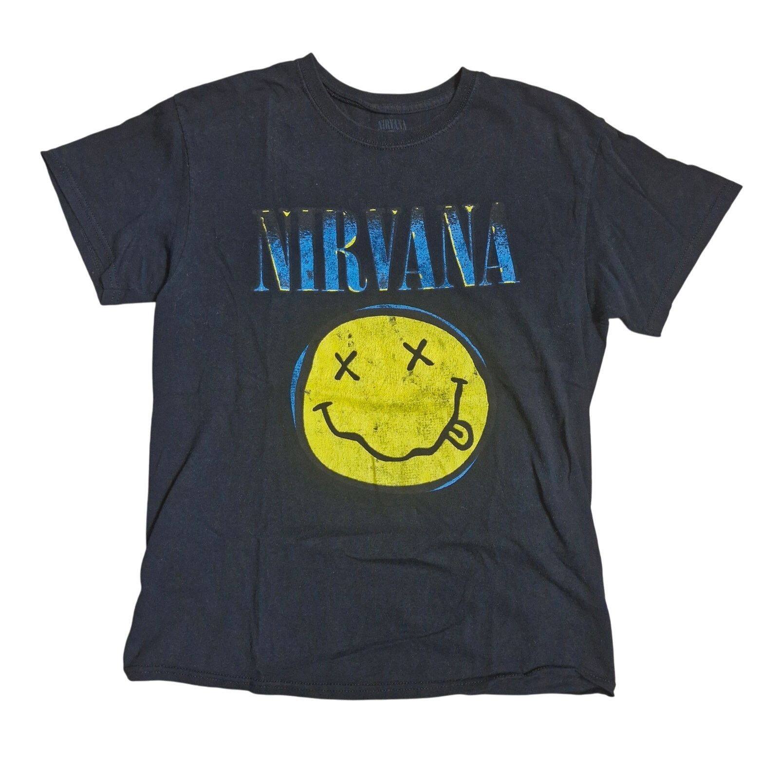 Nirvana Nirvana smiley face band tee size medium Size US M / EU 48-50 / 2 - 1 Thumbnail