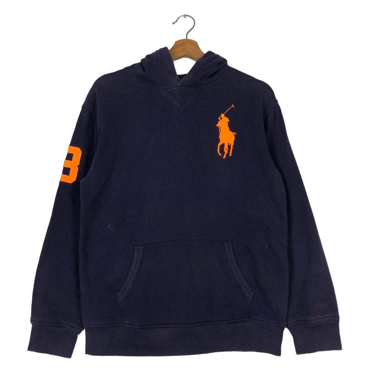 Polo Ralph Lauren 🔥Vintage Polo Ralph Lauren Big Pony Hoodie Pull Over Size US L / EU 52-54 / 3 - 1 Thumbnail