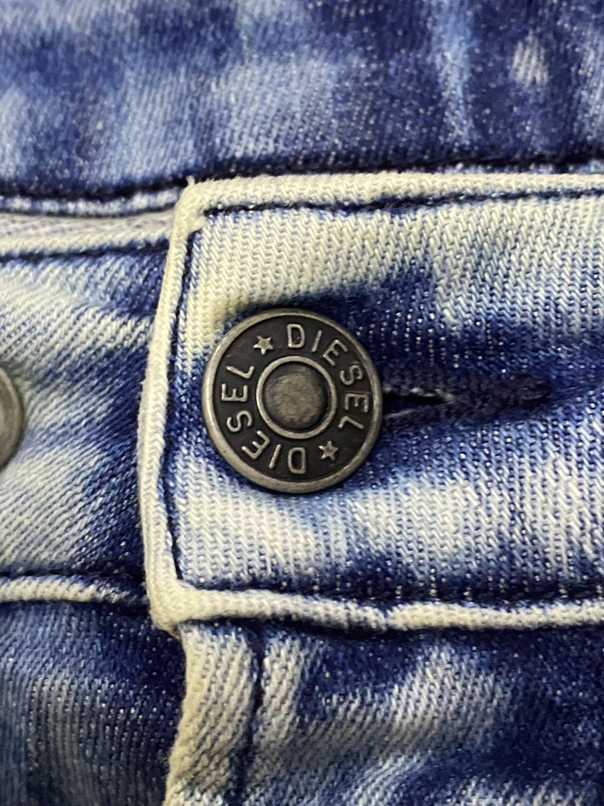 Diesel Black Gold Vintage Diesel Denim Vision Mud Wash Slim Jeans Size US 36 / EU 52 - 8 Thumbnail