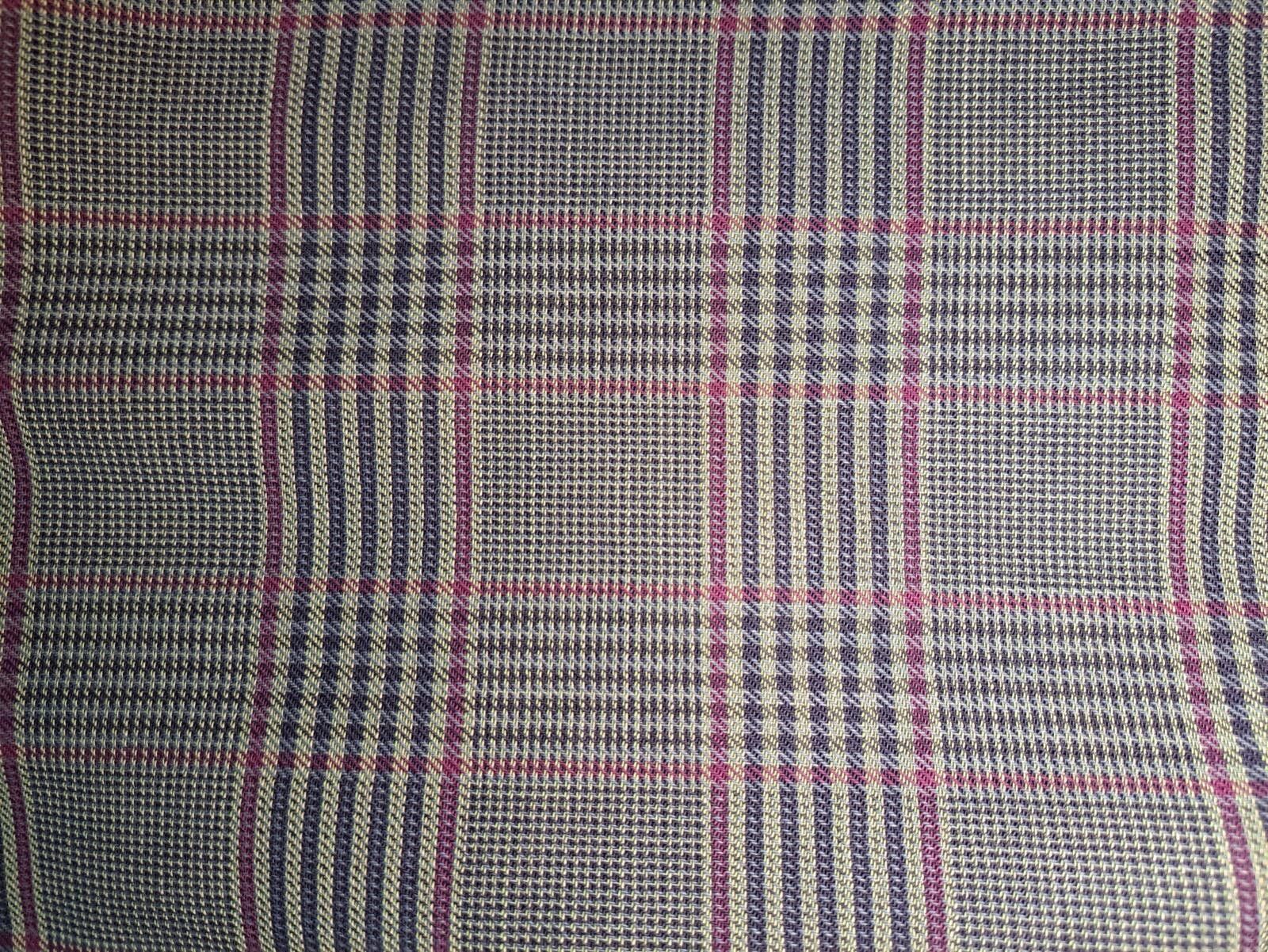 Hugo Boss VIRGIN WOOL Hugo Boss Sport Coat 42L Long Green Glen Plaid Size 42L - 7 Thumbnail