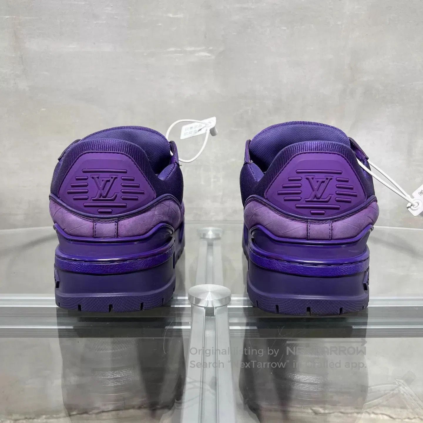 Louis Vuitton Purple High-Top Sneakers Size 7.5. Size US 7.5 / EU 40-41 - 6 Thumbnail