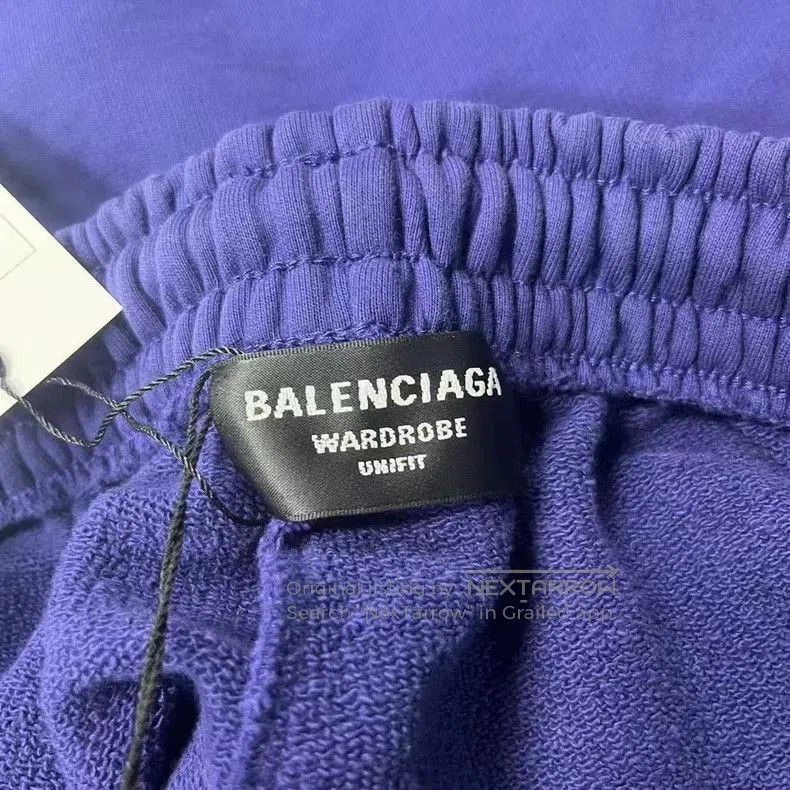Balenciaga Balenciaga Blue Coke Embroidery Logo Shorts. Size US 28 / EU 44 - 5 Thumbnail