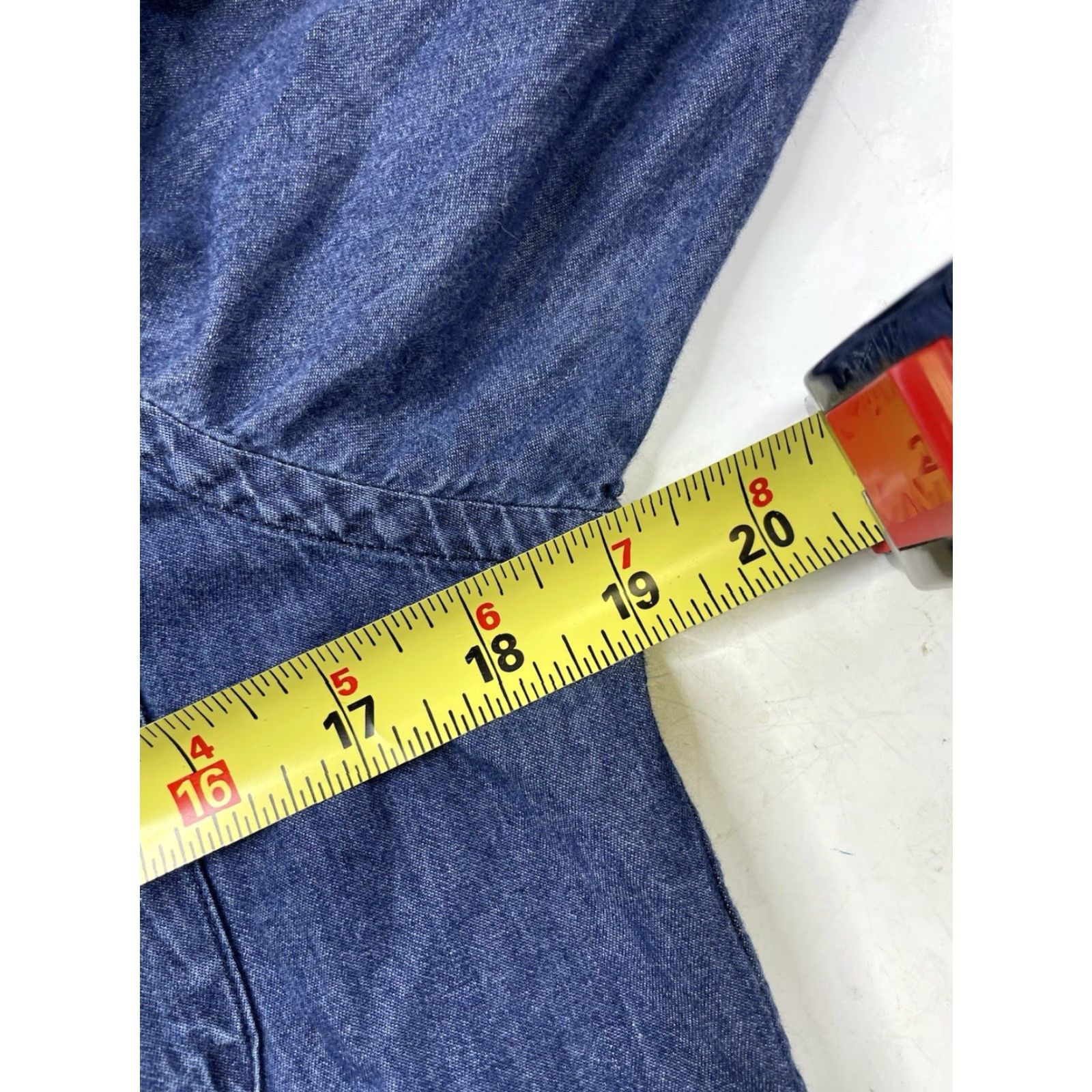 Taylor Stitch Taylor Stitch Chambray Denim Button Down Long Sleeve Shirt 36 Men Regular Blue Cotton Button-Up Shirt Mens Size US M / EU 48-50 / 2 - 6 Thumbnail