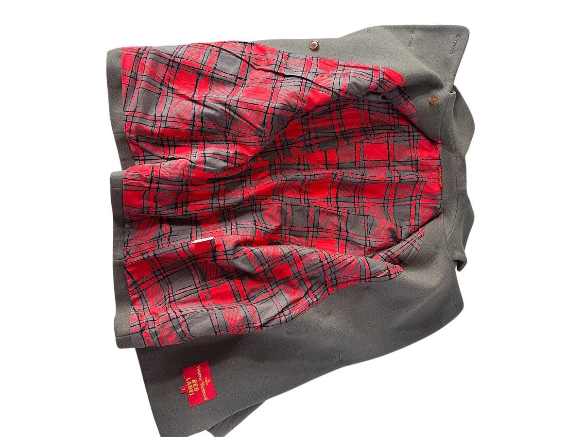 Vivienne Westwood vivienne westwood red label check pattern orb logo coat Size S / US 4 / IT 40 - 4 Thumbnail