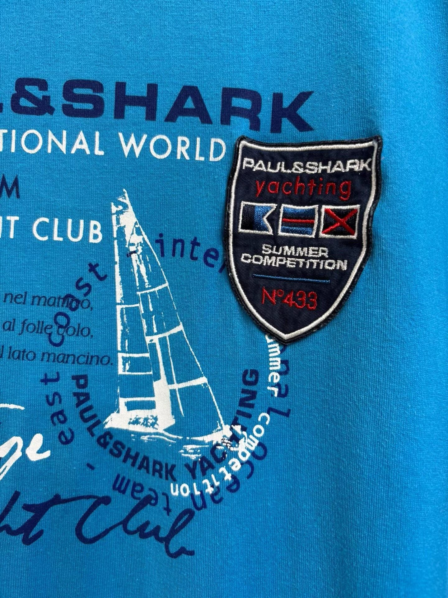 Paul & Shark Paul Shark Men's Short Sleeve T-shirt K29 Size US M / EU 48-50 / 2 - 4 Thumbnail