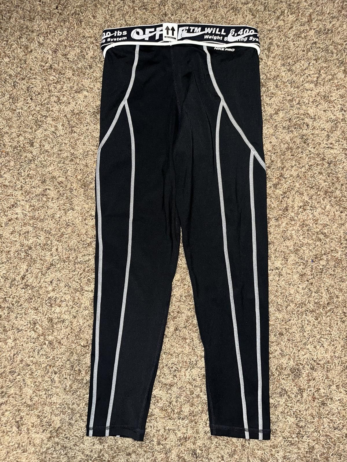 Nike Nike x Off-White™ Pro Women’s Black Tights Size 28" / US 6 / IT 42 - 8 Thumbnail