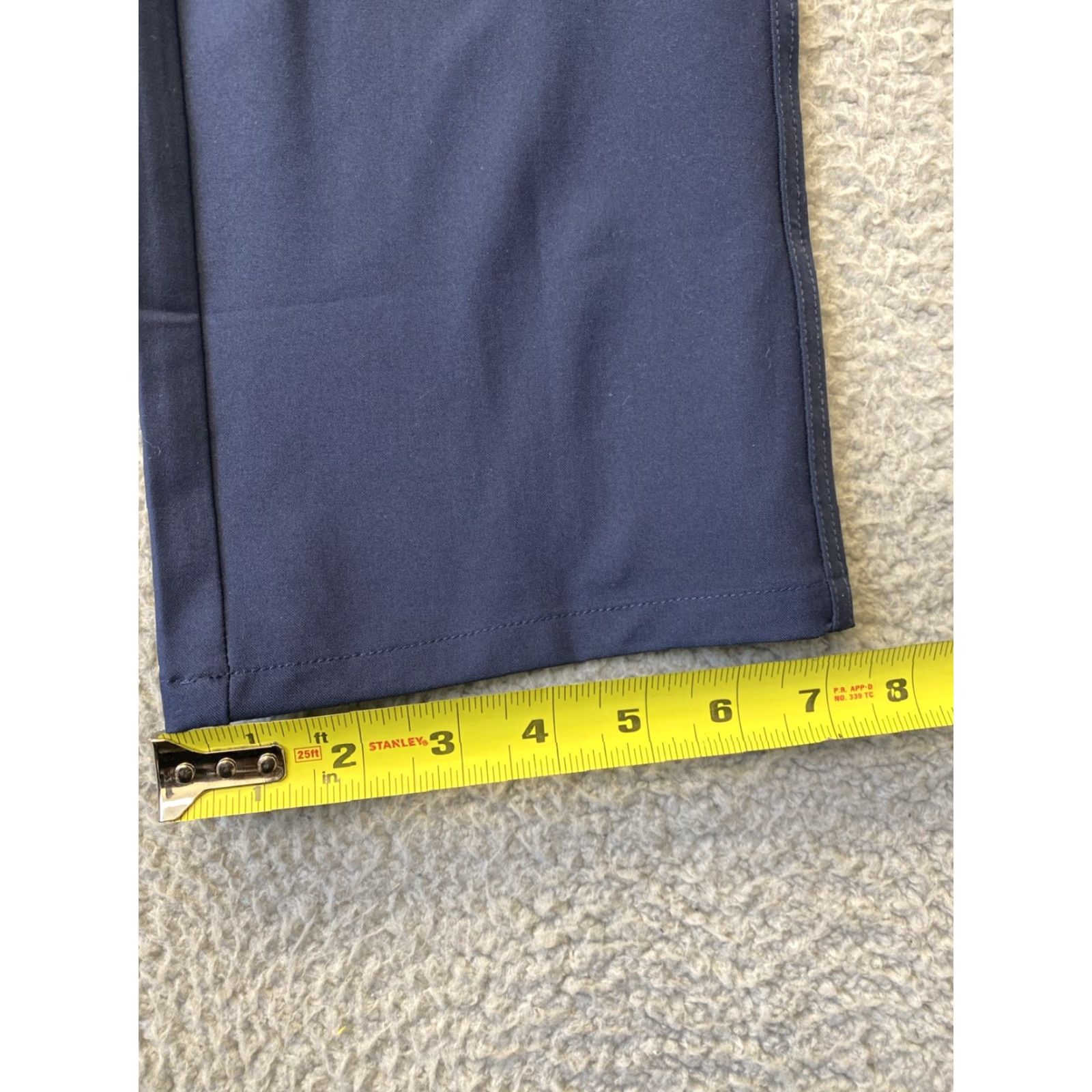Vintage GREG NORMAN Men's Performance Dress Pants 32X34 Navy Stretch Classic Fit Size US 32 / EU 48 - 6 Thumbnail