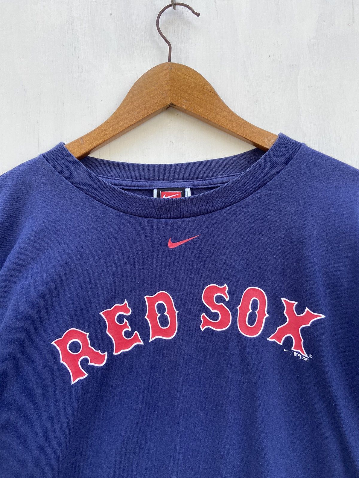 MLB 🔥 Vintage y2k Red Sox t shirt long sleeve MLB Size US M / EU 48-50 / 2 - 2 Thumbnail