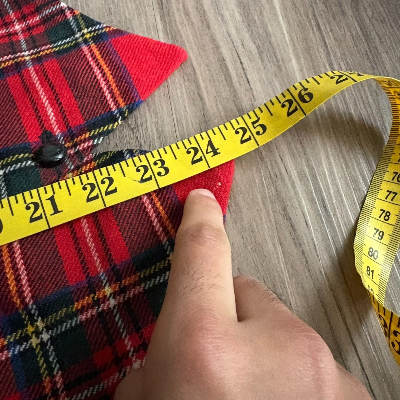 Vintage Vintage Forest Of Edinburgh Flannel Plaid Wool Vest Size S Size US S / EU 44-46 / 1 - 7 Thumbnail