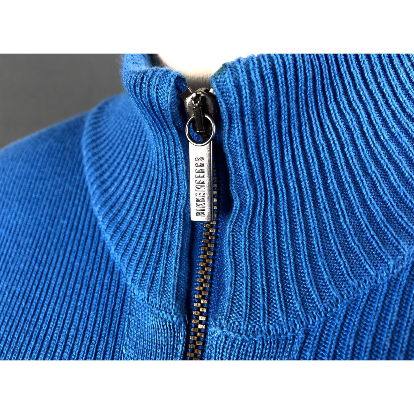 Vintage Bikkembergs Full Zip Top Cotton Blue Women M Regular Fit Shirt XS? Size M / US 6-8 / IT 42-44 - 7 Thumbnail