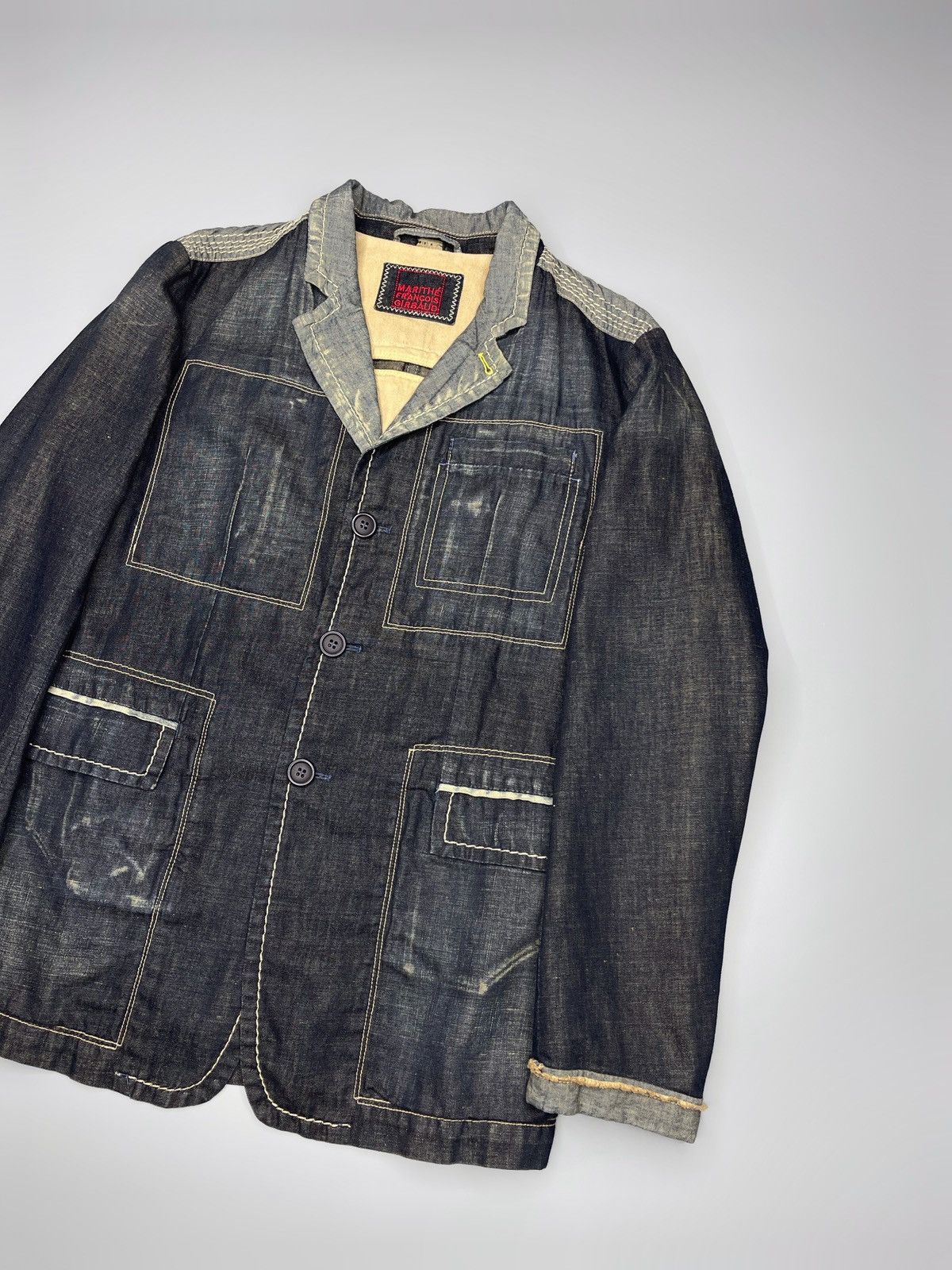 Marithe + Francois Girbaud Vintage Marithe Francois Girbaud Denim Jacket Archive Size US M / EU 48-50 / 2 - 2 Thumbnail