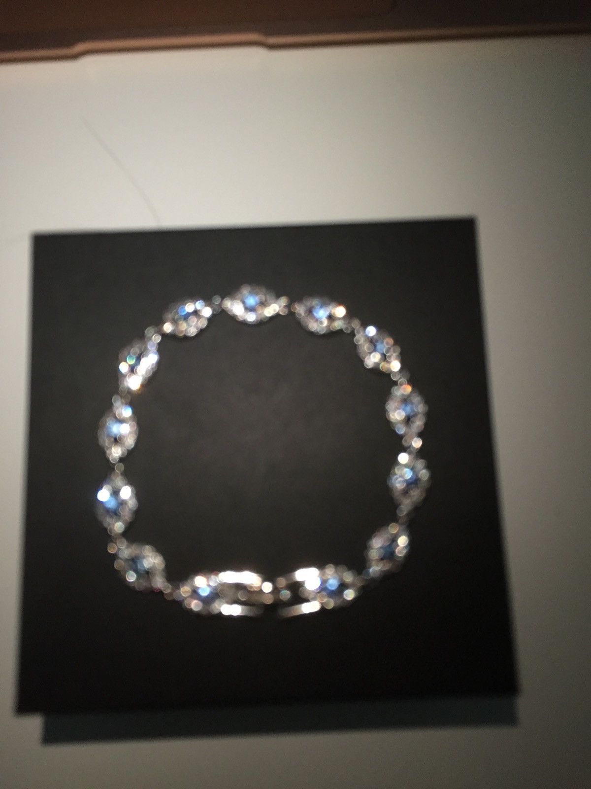 Givenchy Givenchy Crystal Flex Bracelet Blue Size ONE SIZE - 3 Thumbnail