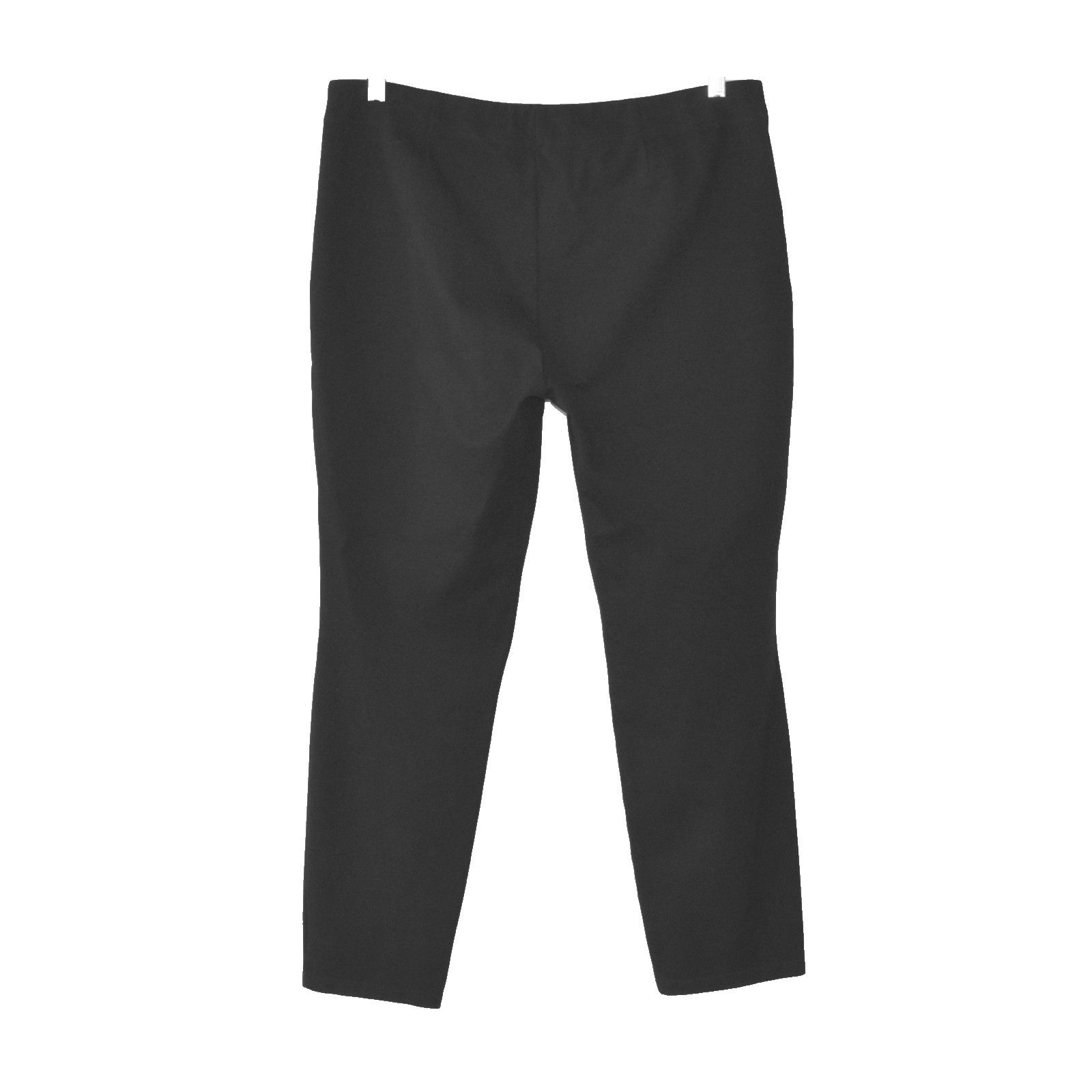 Eileen Fisher EILEEN FISHER Black Elastic Waist Zip Pockets Pants Size M Size 34" / US 12 / IT 48 - 2 Thumbnail