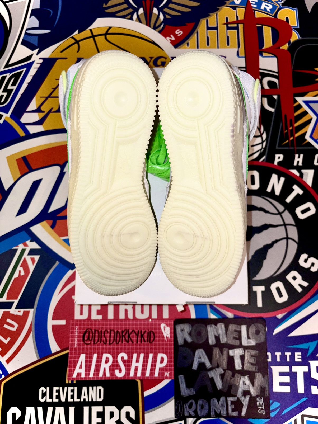 Nike 10th Anniversary RSVP Gallery x Nike Air Force 1 CV0433-100 Size US 6.5 / EU 39-40 - 7 Thumbnail