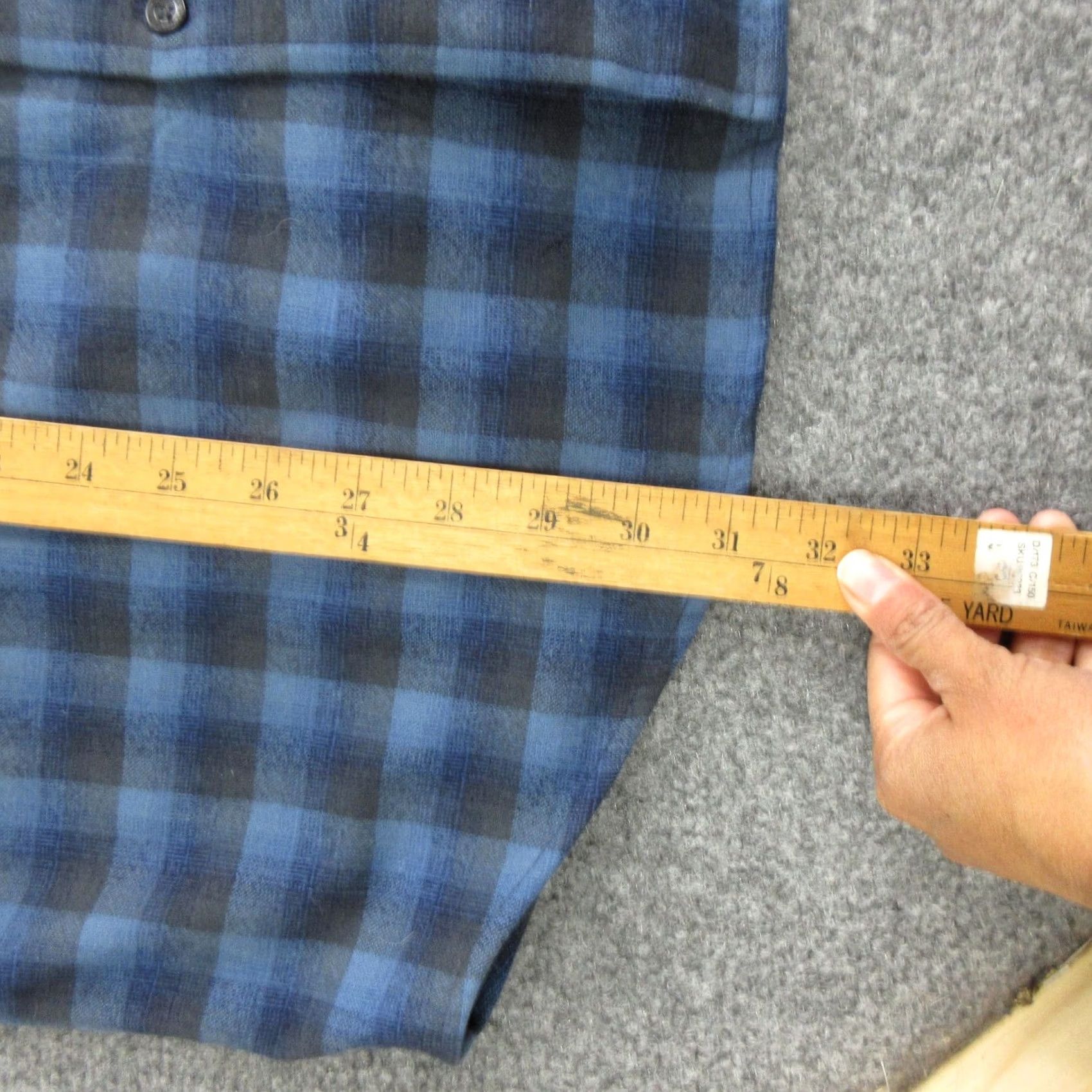 Pendleton Pendleton Shirt Mens Large Blue Plaid Wool Flannel Long Sleeve Button Front Size US L / EU 52-54 / 3 - 3 Thumbnail